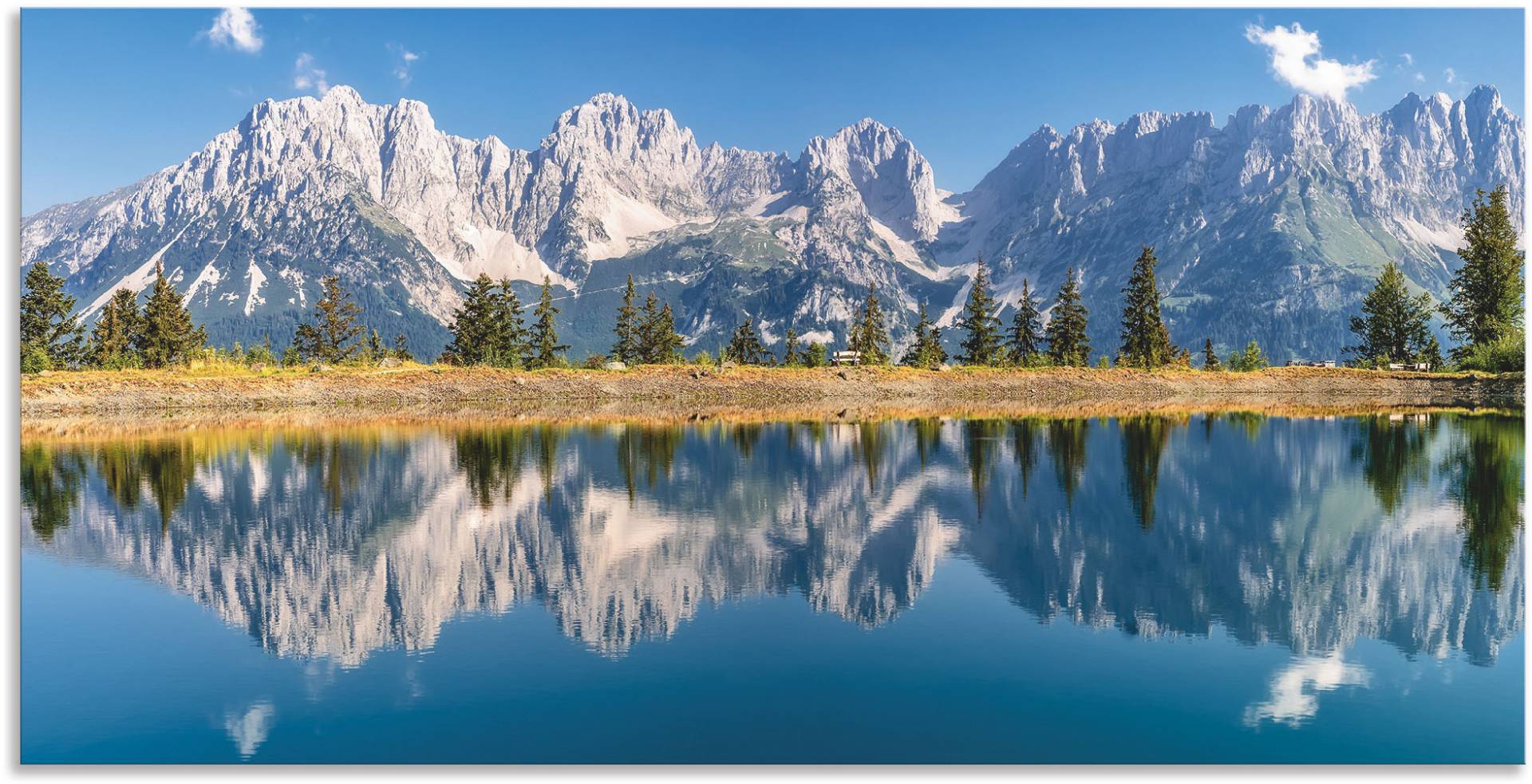 Artland Wandbild »Kaisergebirge Tirol«, Berge & Alpenbilder, (1 St.), als Alubild, Outdoorbild, Leinwandbild, Poster, Wandaufkleber von Artland