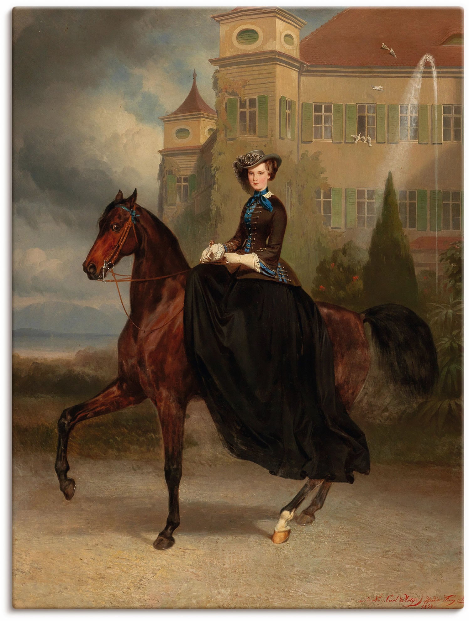 Artland Wandbild »Kaiserin Elisabeth von Österreich«, Historische Persönlichkeiten, (1 St.), als Leinwandbild, Poster in verschied. Grössen von Artland