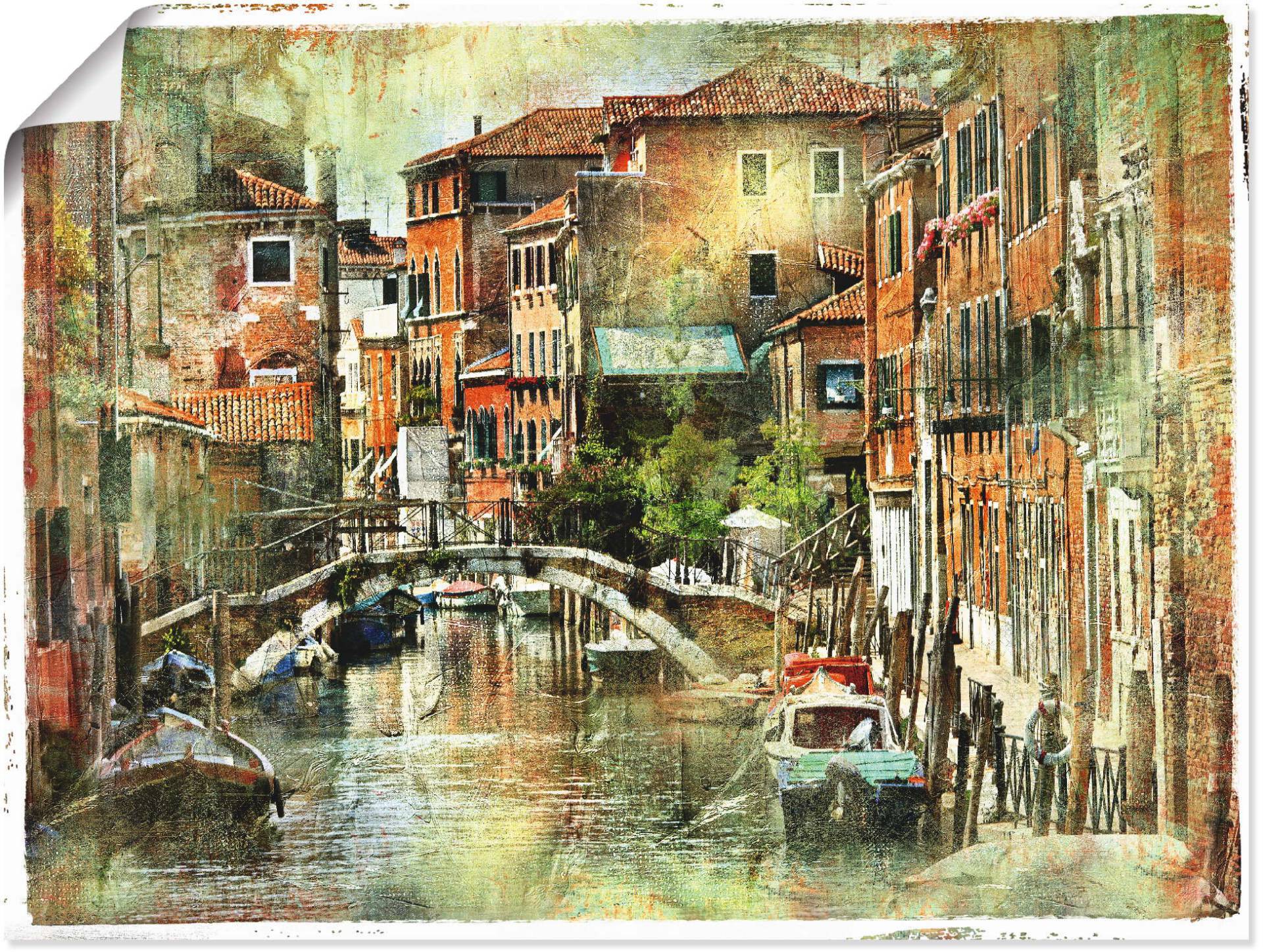 Artland Wandbild »Kanal in Venedig«, Italien, (1 St.), als Leinwandbild, Poster, Wandaufkleber in verschied. Grössen Artland Wandbild »Kanal in Venedig«, Italien, (1 St.), als Leinwandbild, Poster, Wandaufkleber in verschied. Grössen von Artland