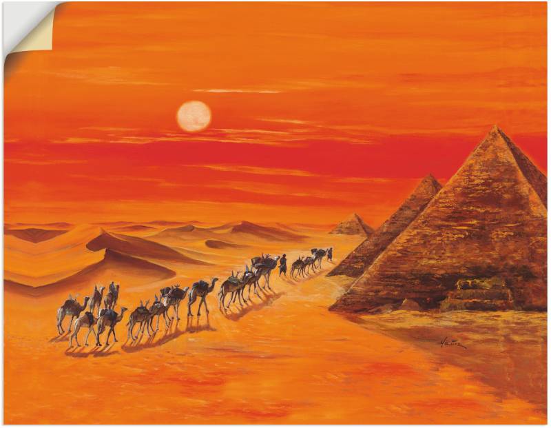 Artland Wandbild »Karawane II«, Afrika, (1 St.), als Alubild, Outdoorbild, Leinwandbild in verschied. Grössen von Artland