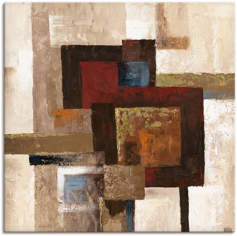 Artland Wandbild »Karos Abstrakt II«, Muster, (1 St.), als Leinwandbild, Poster in verschied. Grössen von Artland