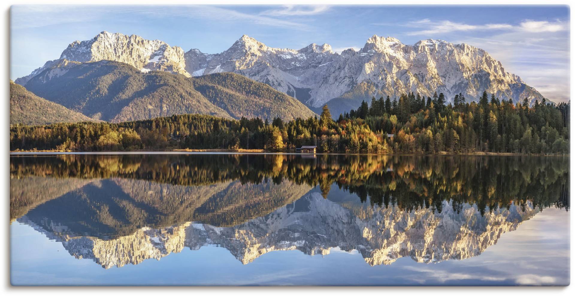Artland Wandbild »Karwendelblick am Barmsee«, Berge & Alpenbilder, (1 St.), als Leinwandbild, Wandaufkleber in verschied. Grössen von Artland