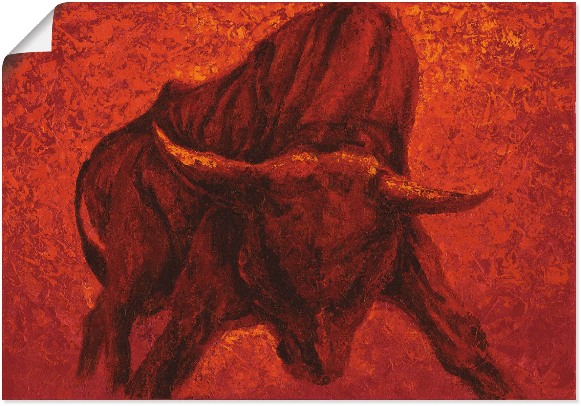 Artland Wandbild »Katalanischer Stier«, Wildtiere, (1 St.), als Alubild, Outdoorbild, Leinwandbild, Poster, Wandaufkleber Artland Wandbild »Katalanischer Stier«, Wildtiere, (1 St.), als Alubild, Outdoorbild, Leinwandbild, Poster, Wandaufkleber von Artland