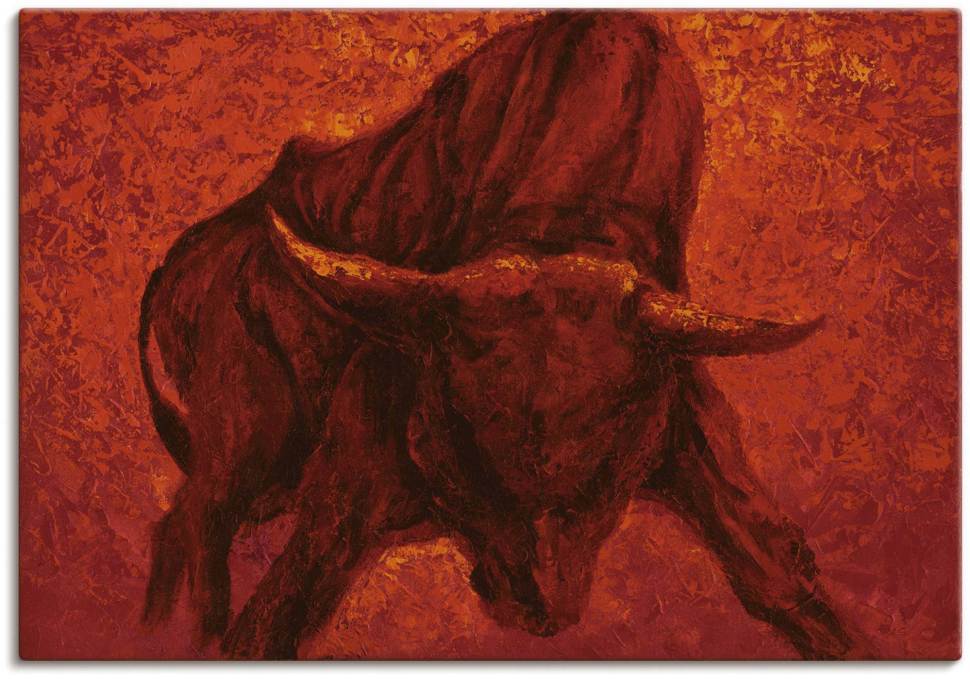 Artland Wandbild »Katalanischer Stier«, Wildtiere, (1 St.) von Artland