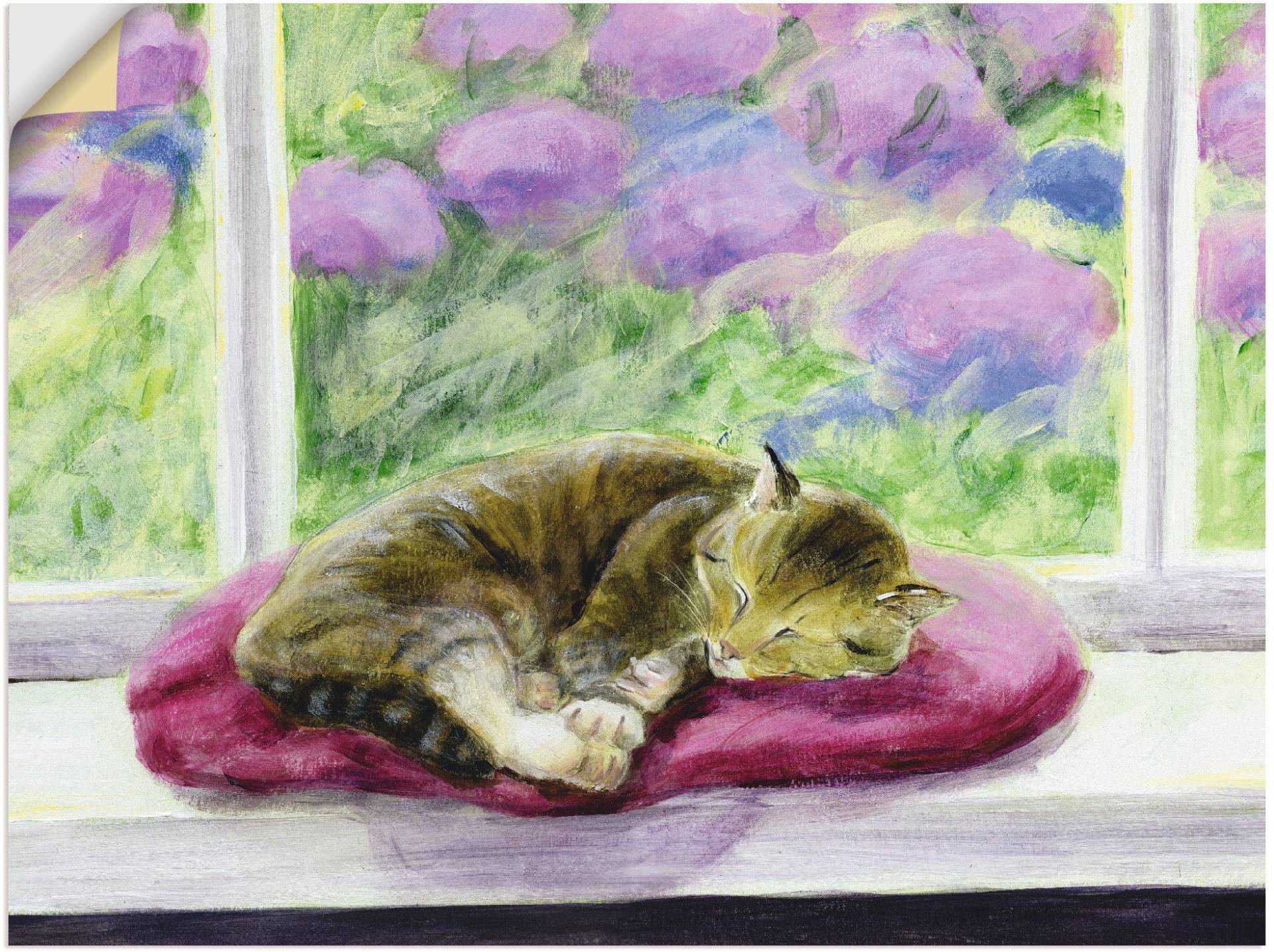 Artland Wandbild »Katze auf Gartenfensterbank«, Haustiere, (1 St.), als Poster, Wandaufkleber in verschied. Grössen Artland Wandbild »Katze auf Gartenfensterbank«, Haustiere, (1 St.), als Poster, Wandaufkleber in verschied. Grössen von Artland
