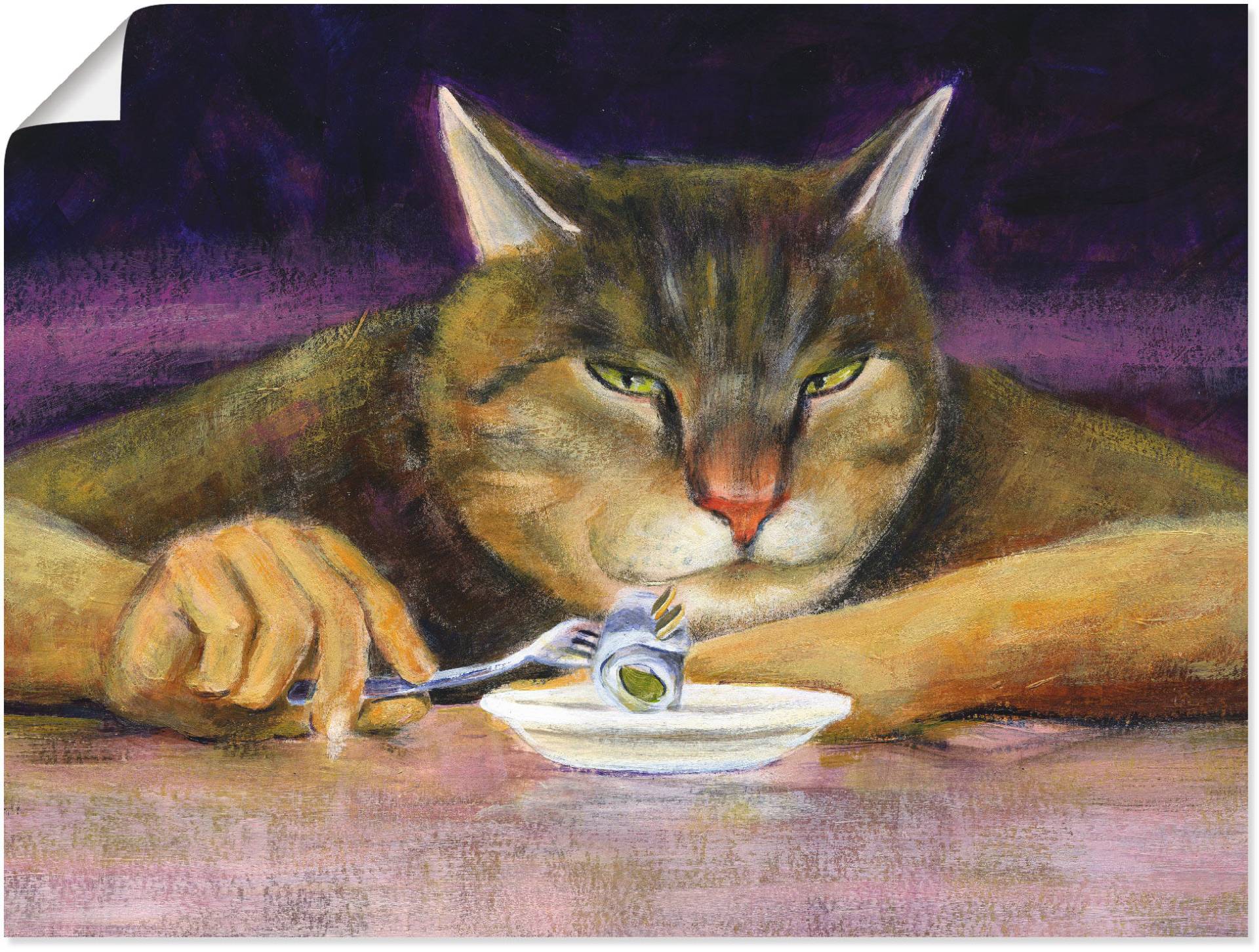 Artland Wandbild »Katzenjammer«, Haustiere, (1 St.), als Leinwandbild, Poster in verschied. Grössen Artland Wandbild »Katzenjammer«, Haustiere, (1 St.), als Leinwandbild, Poster in verschied. Grössen von Artland