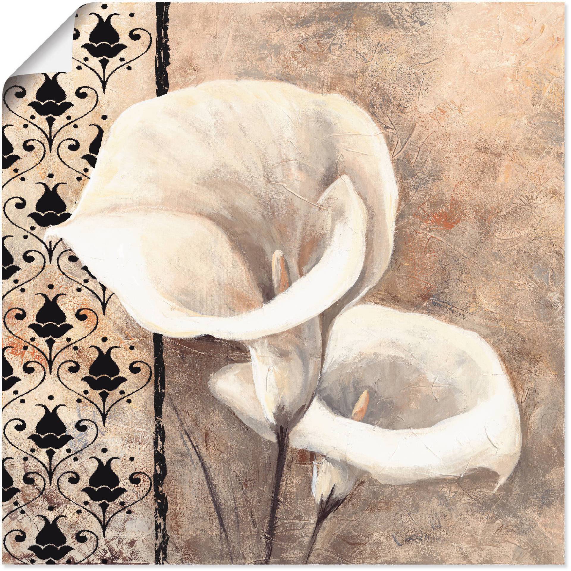 Artland Wandbild »Klassische Callas«, Blumenbilder, (1 St.), als Alubild, Outdoorbild, Leinwandbild, Poster in verschied. Grössen von Artland