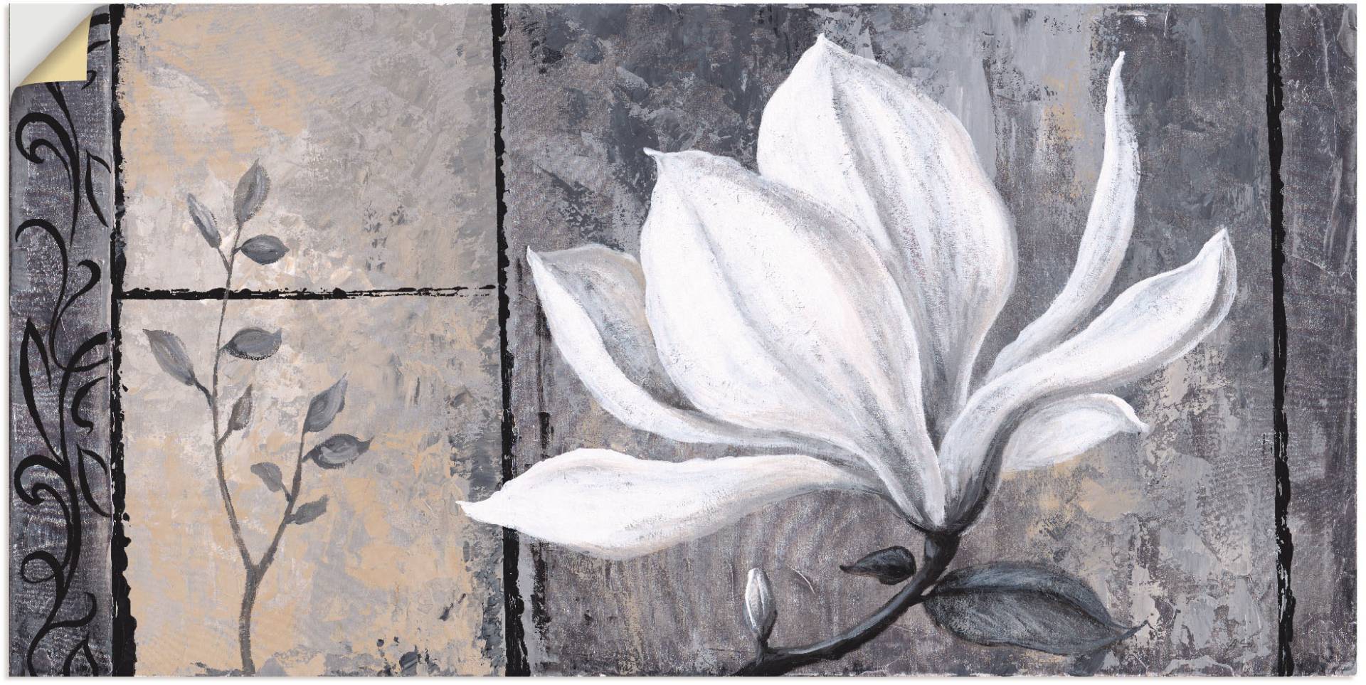 Artland Wandbild »Klassische Magnolie«, Blumen, (1 St.) von Artland