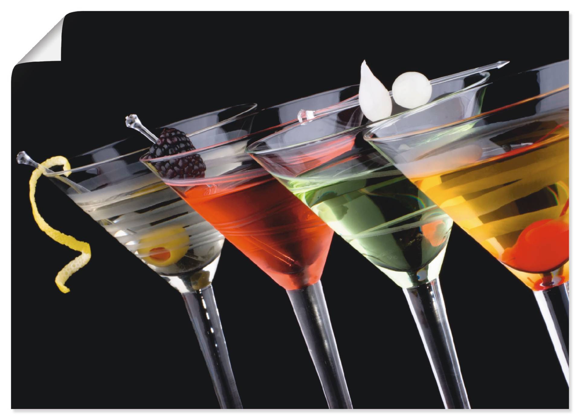 Artland Wandbild »Klassische Martini - Cocktail«, Getränke, (1 St.), als Leinwandbild, Poster, Wandaufkleber in verschied. Grössen Artland Wandbild »Klassische Martini - Cocktail«, Getränke, (1 St.), als Leinwandbild, Poster, Wandaufkleber in verschied. Grössen von Artland