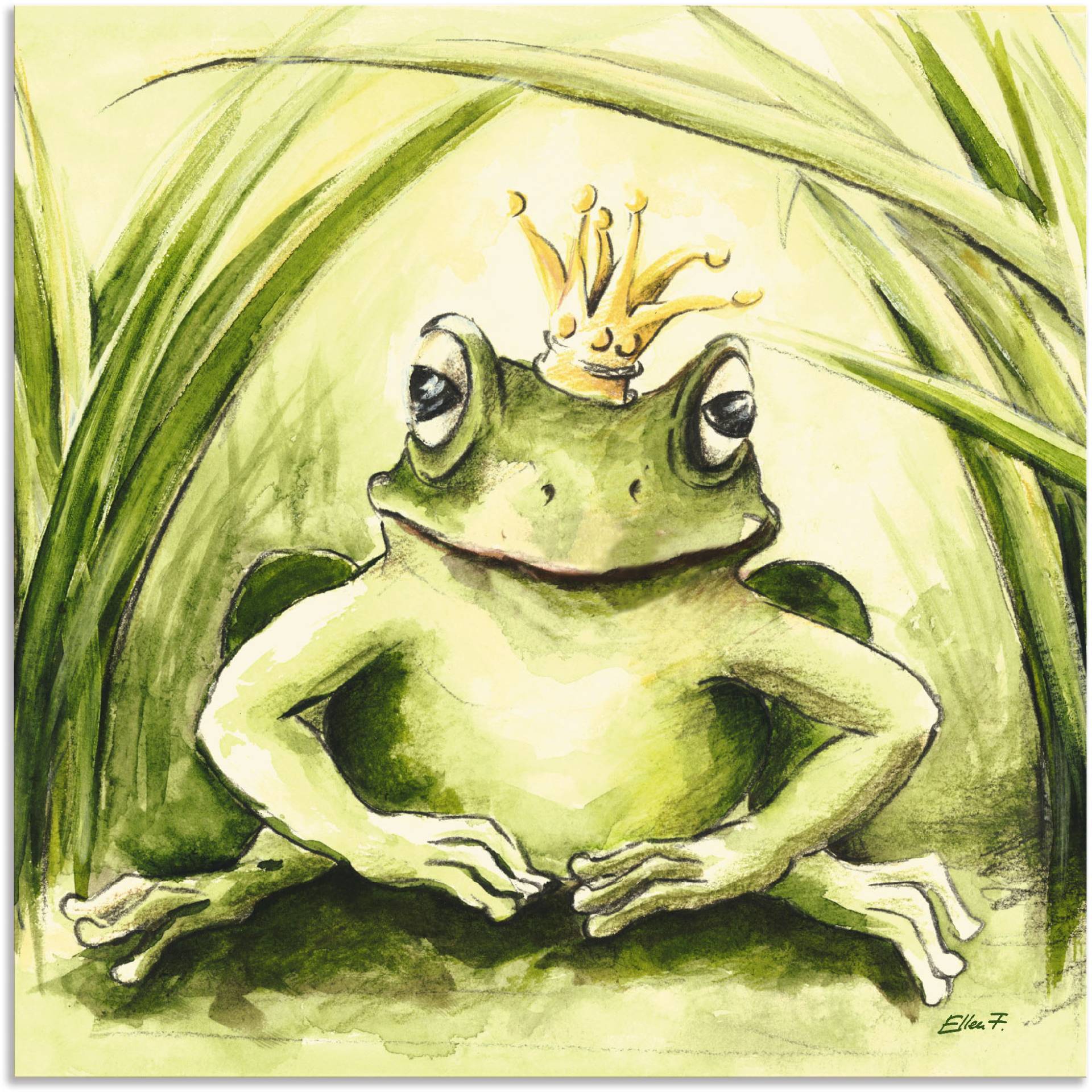Artland Wandbild »Kleiner Frosch«, Geschichten & Märchen, (1 St.), als Alubild, Outdoorbild, Leinwandbild, Poster in verschied. Grössen Artland Wandbild »Kleiner Frosch«, Geschichten & Märchen, (1 St.), als Alubild, Outdoorbild, Leinwandbild, Poster in verschied. Grössen von Artland