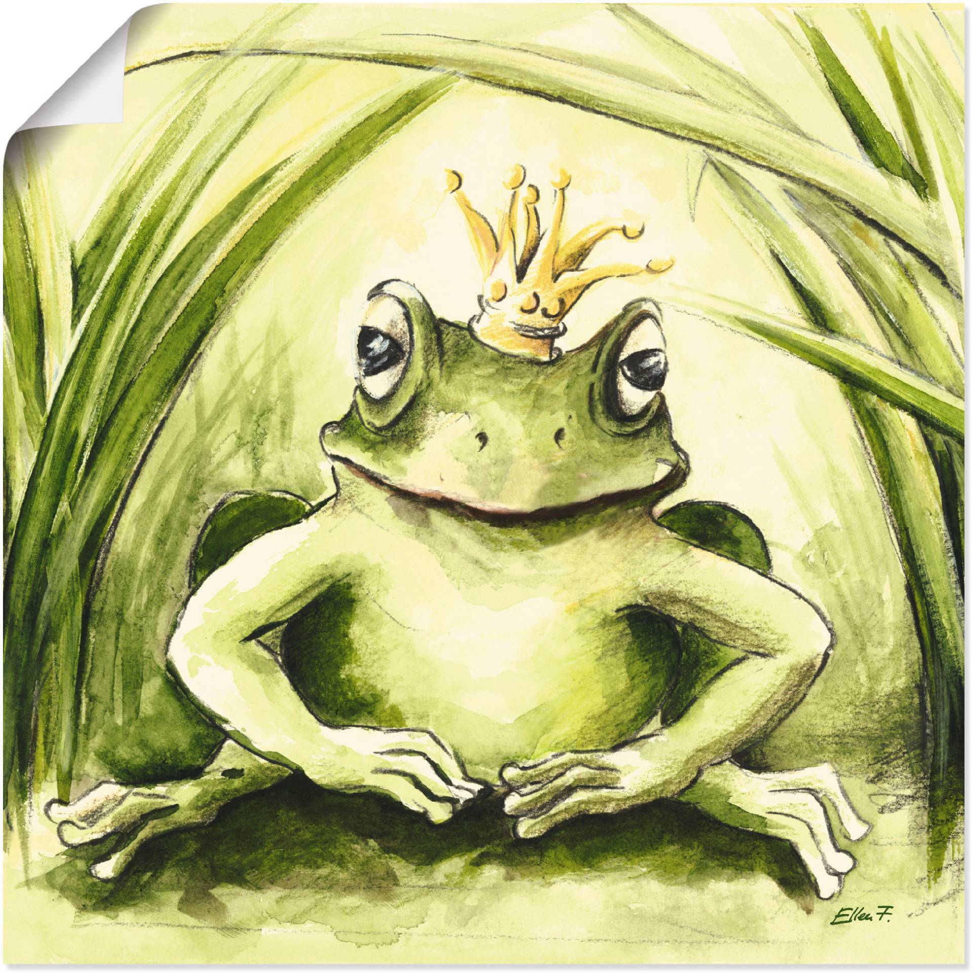 Artland Wandbild »Kleiner Frosch«, Geschichten & Märchen, (1 St.), als Alubild, Outdoorbild, Leinwandbild, Poster in verschied. Grössen Artland Wandbild »Kleiner Frosch«, Geschichten & Märchen, (1 St.), als Alubild, Outdoorbild, Leinwandbild, Poster in verschied. Grössen von Artland