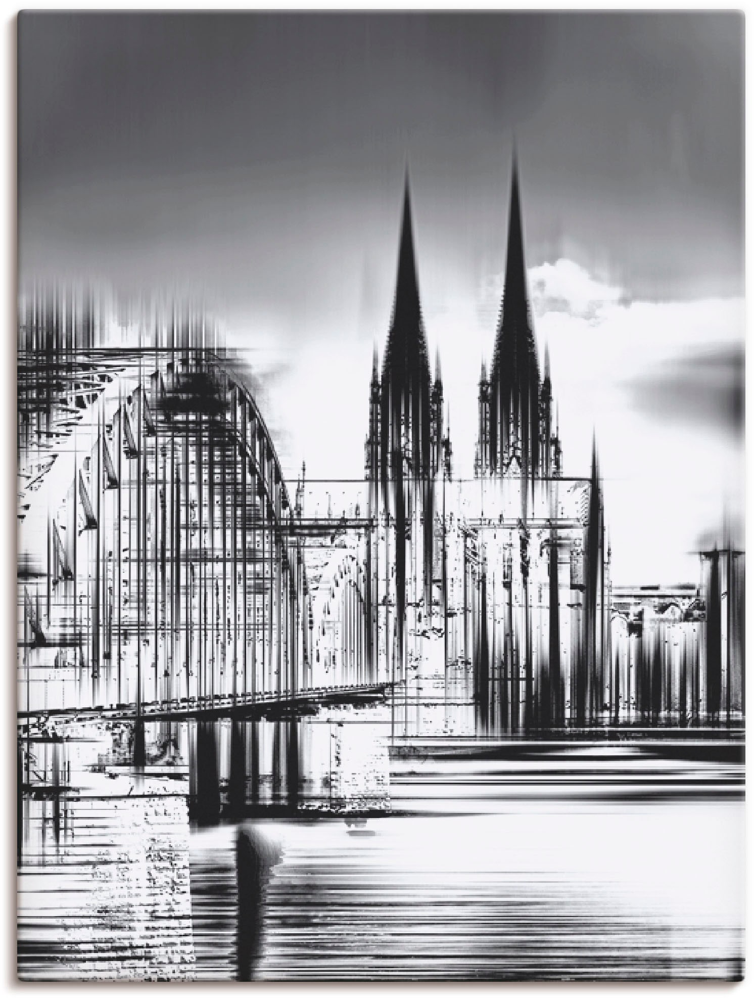 Artland Wandbild »Köln Skyline Collage III«, Deutschland, (1 St.) von Artland