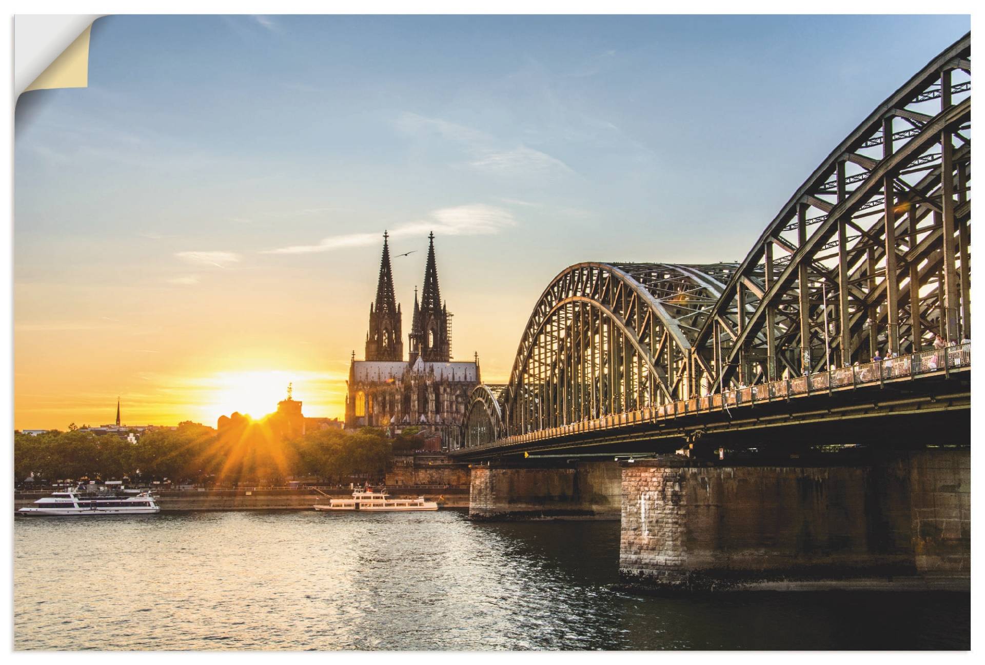 Artland Wandbild »Kölner Dom«, Deutschland, (1 St.), als Poster, Wandaufkleber in verschied. Grössen Artland Wandbild »Kölner Dom«, Deutschland, (1 St.), als Poster, Wandaufkleber in verschied. Grössen von Artland
