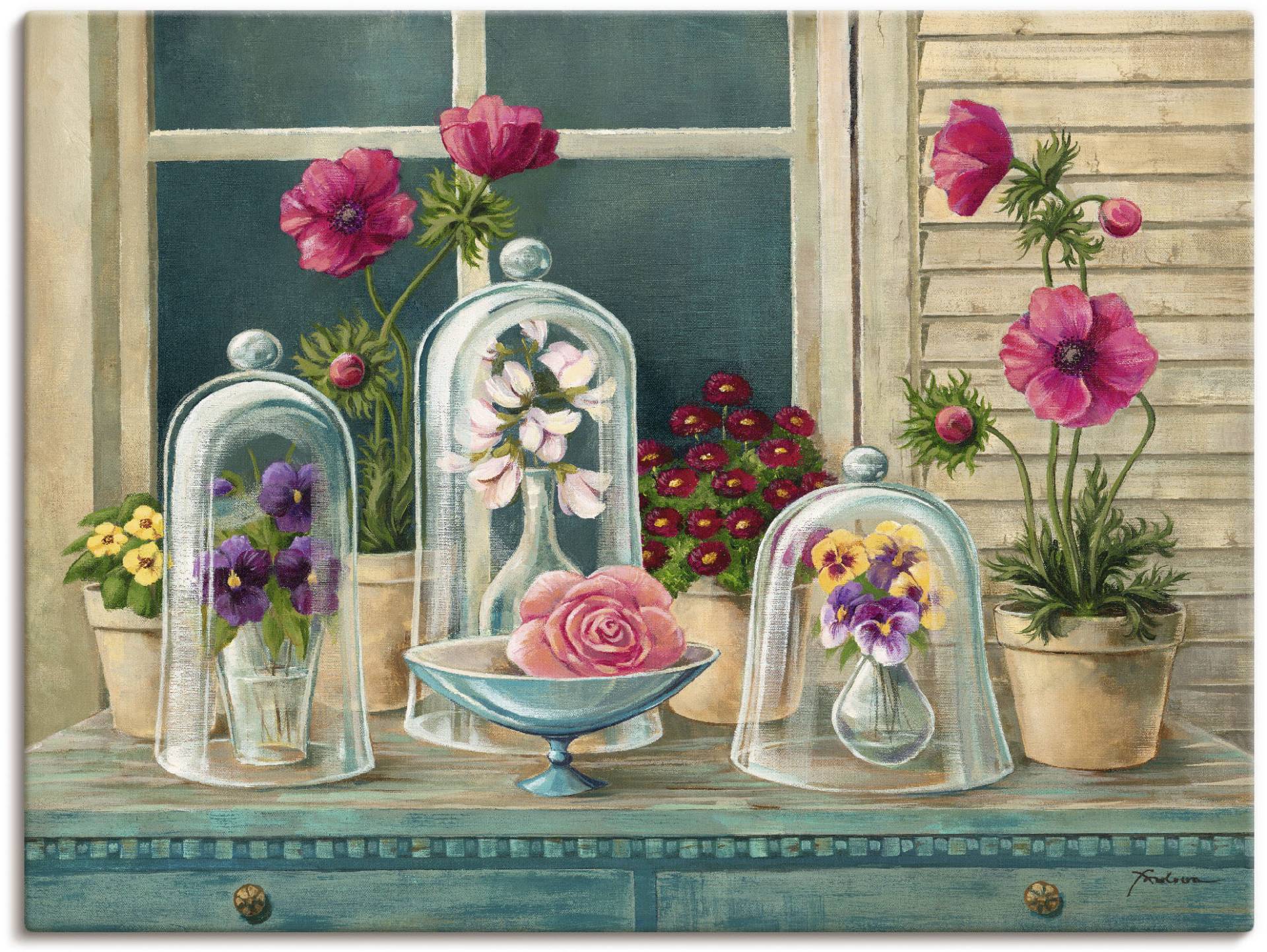 Artland Wandbild »Kollektion mit Blumen«, Arrangements, (1 St.) von Artland