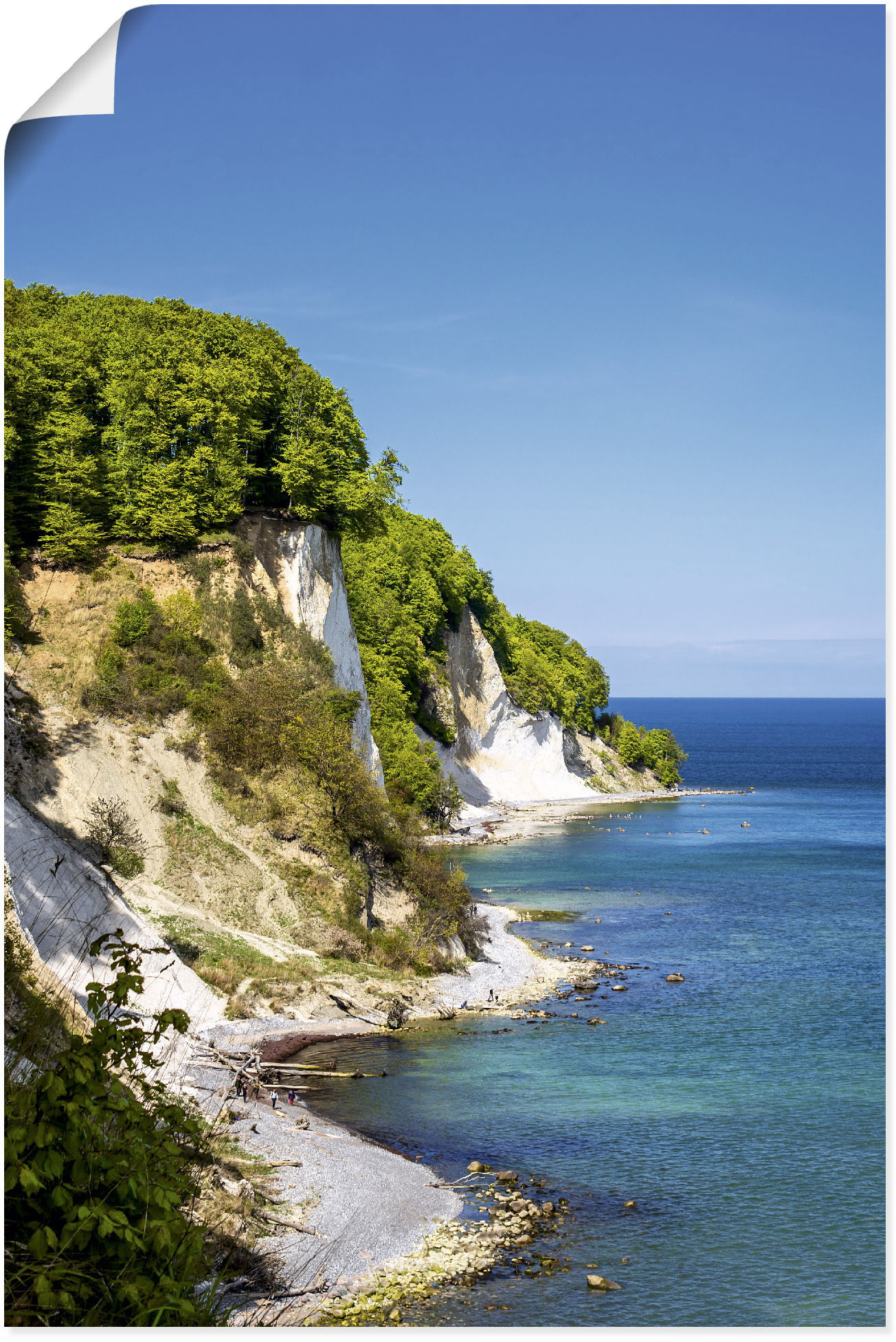 Artland Wandbild »Kreidefelsen Ostseeküste Insel Rügen«, Felsen, (1 St.) von Artland