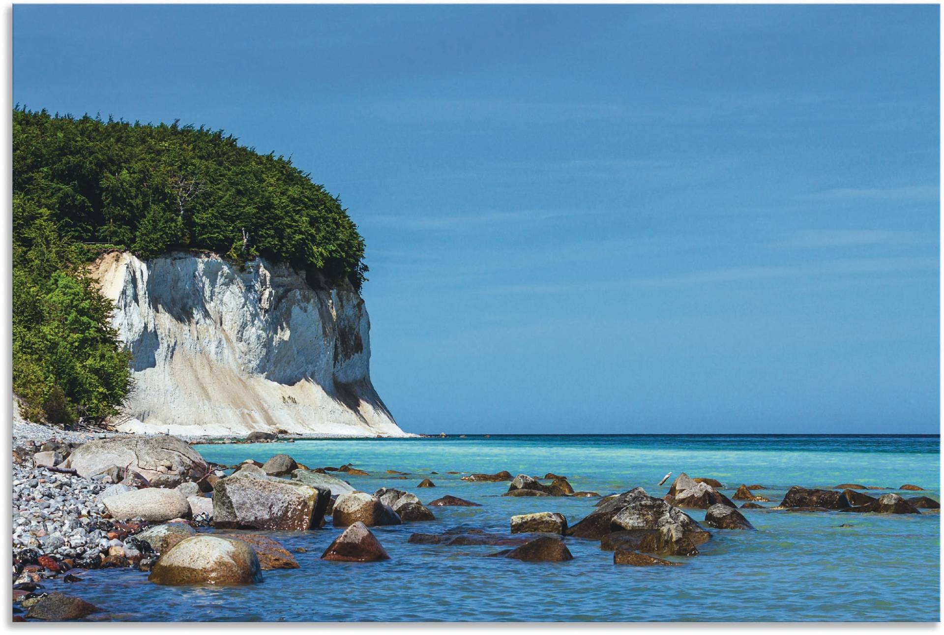 Artland Wandbild »Kreidefelsen Ostseeküste Insel Rügen«, Felsen, (1 St.) von Artland