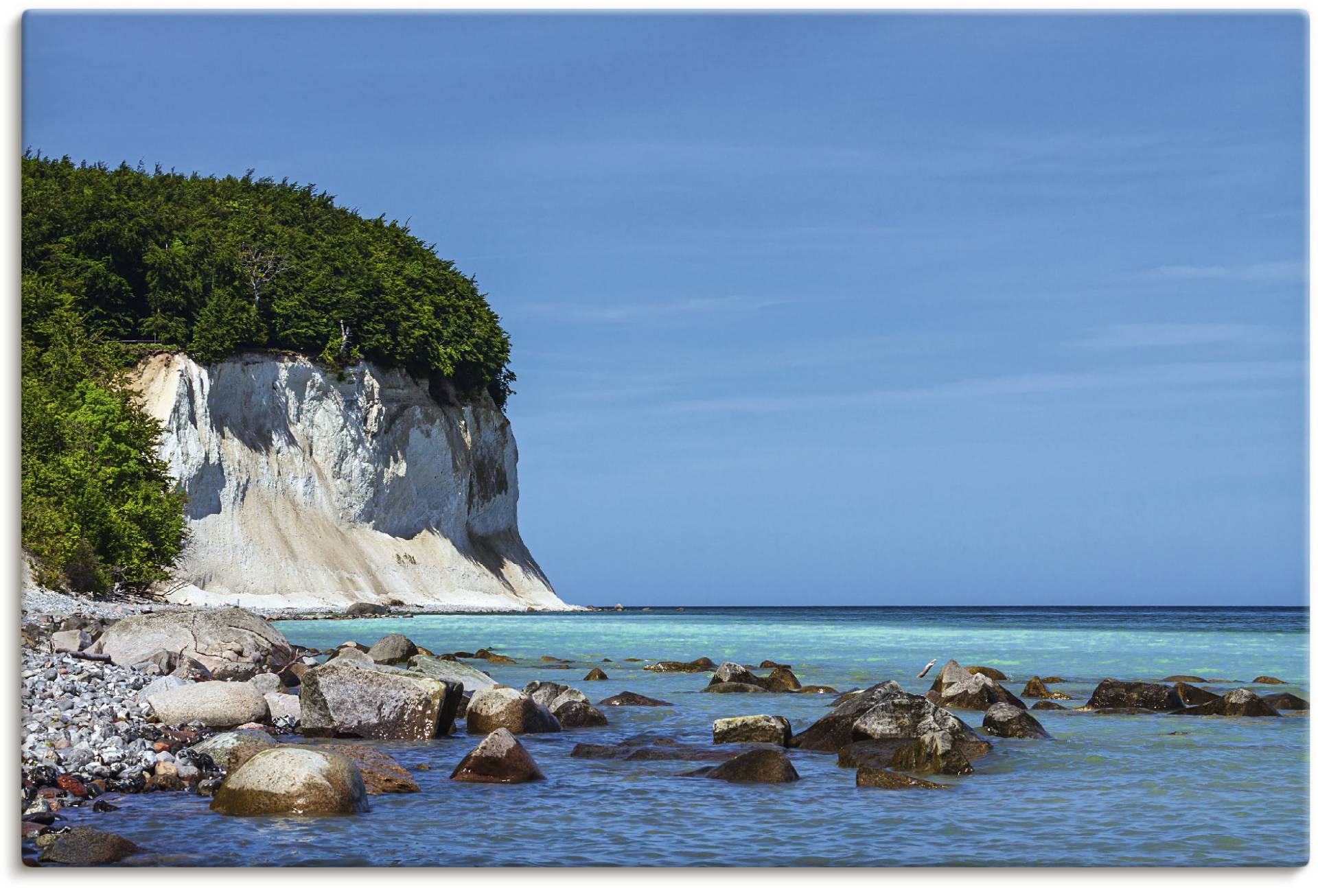 Artland Wandbild »Kreidefelsen Ostseeküste Insel Rügen«, Felsen, (1 St.) von Artland