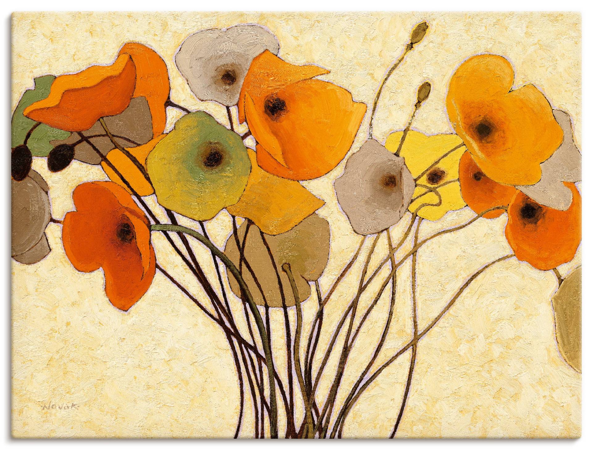 Artland Wandbild »Kürbismohn I«, Blumen, (1 St.) von Artland