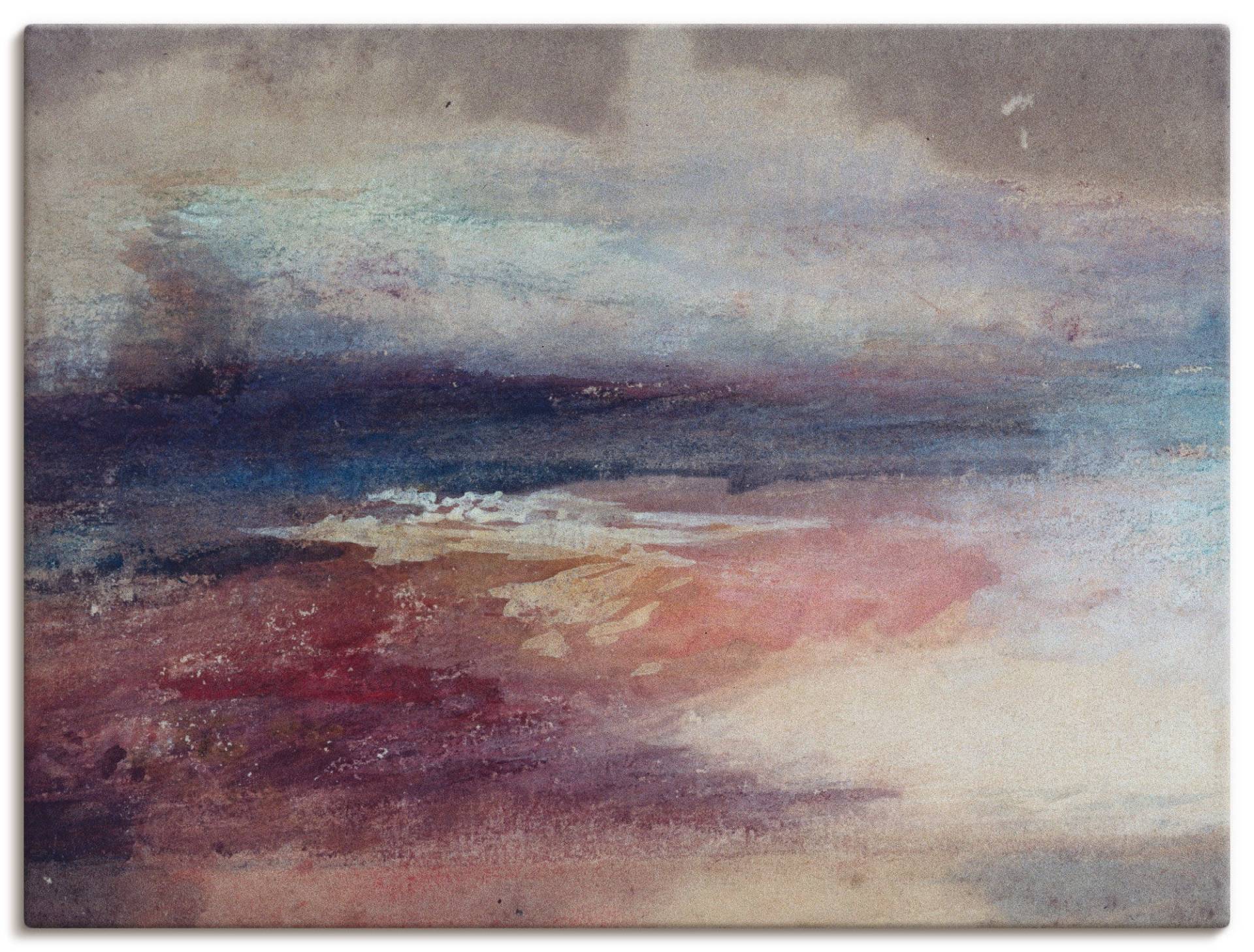 Artland Wandbild »Küstenlandschaft Sonnenunterg«, Küste, (1 St.), als Leinwandbild, Poster in verschied. Grössen von Artland