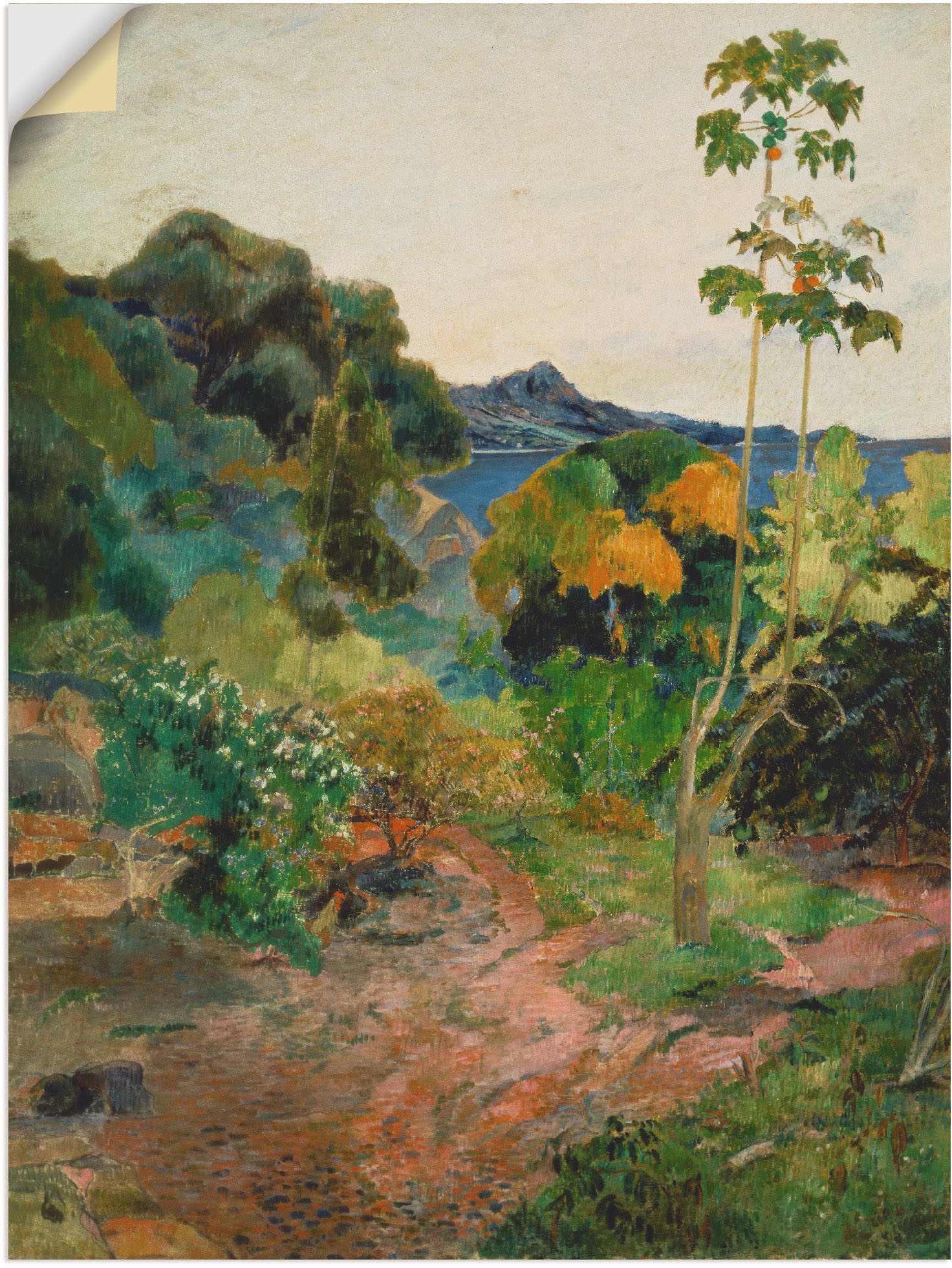Artland Wandfolie »Küstenlandschaft auf Martinique«, Küste, (1 St.), selbstklebend von Artland