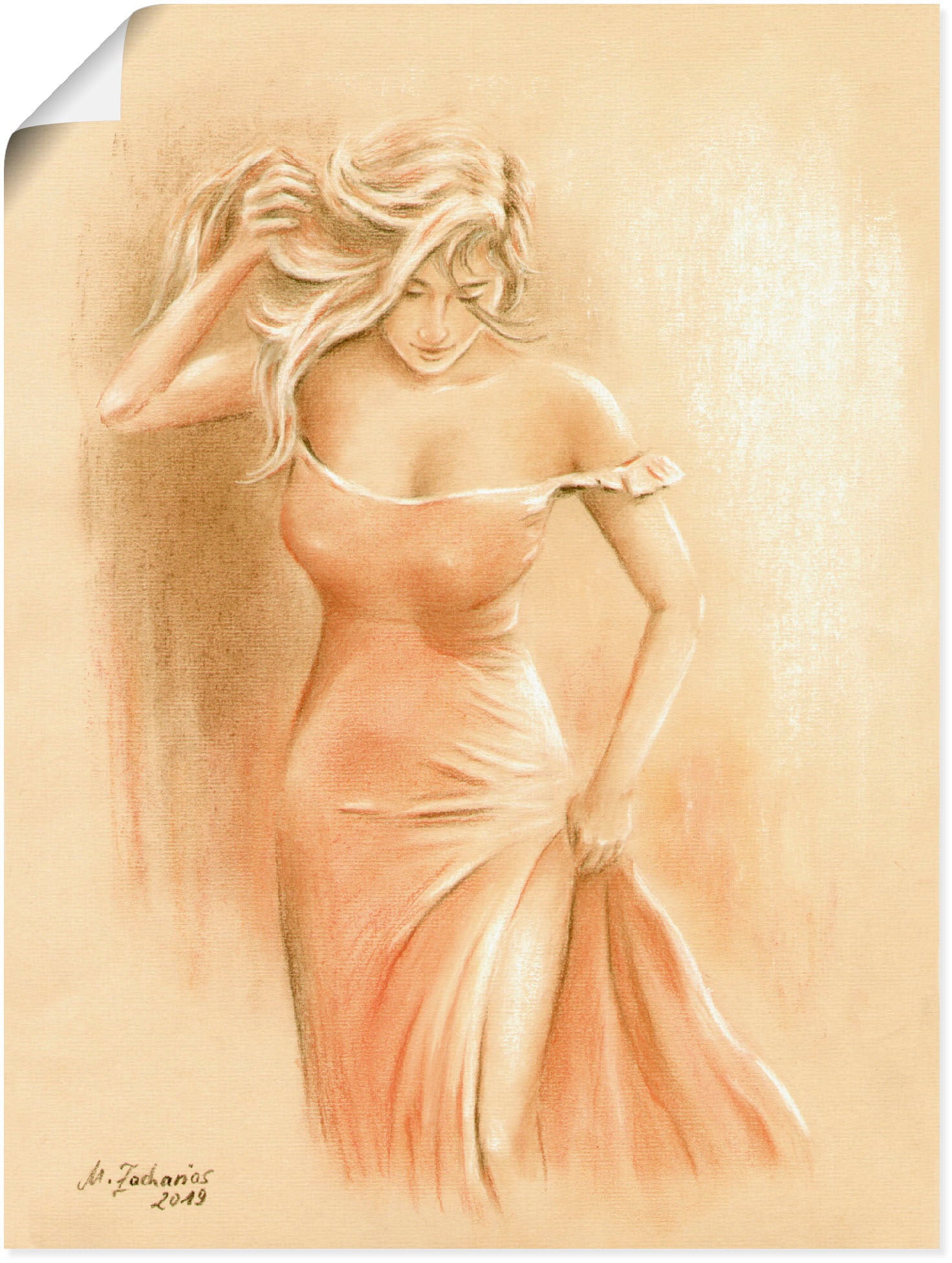 Artland Wandbild »Kurviges Model«, Erotische Bilder, (1 St.) von Artland