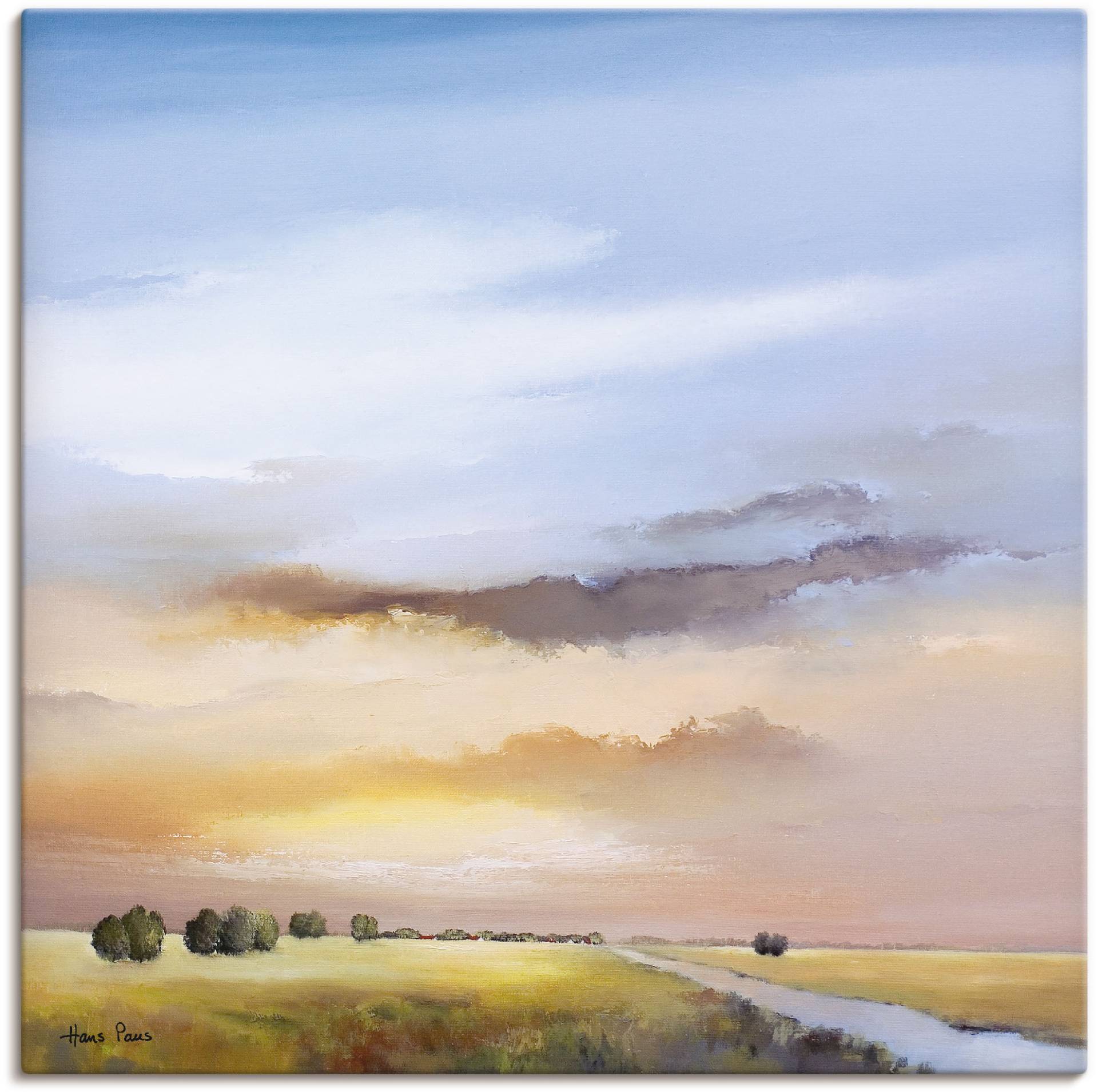 Artland Wandbild »Landschaft III«, Himmel, (1 St.) von Artland