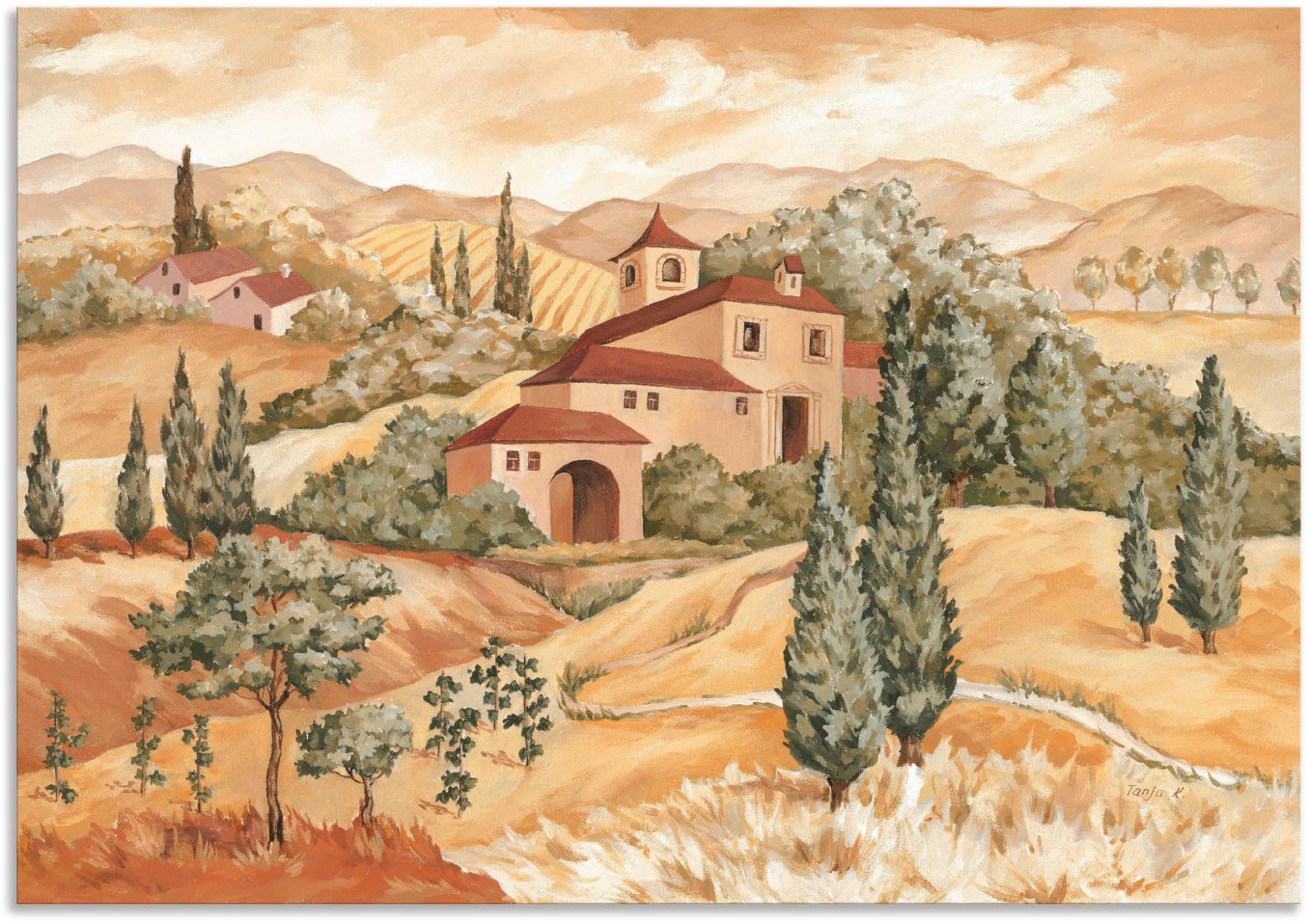 Artland Wandbild »Landschaft IV«, Europa, (1 St.), als Alubild, Outdoorbild, Leinwandbild in verschied. Grössen Artland Wandbild »Landschaft IV«, Europa, (1 St.), als Alubild, Outdoorbild, Leinwandbild in verschied. Grössen von Artland