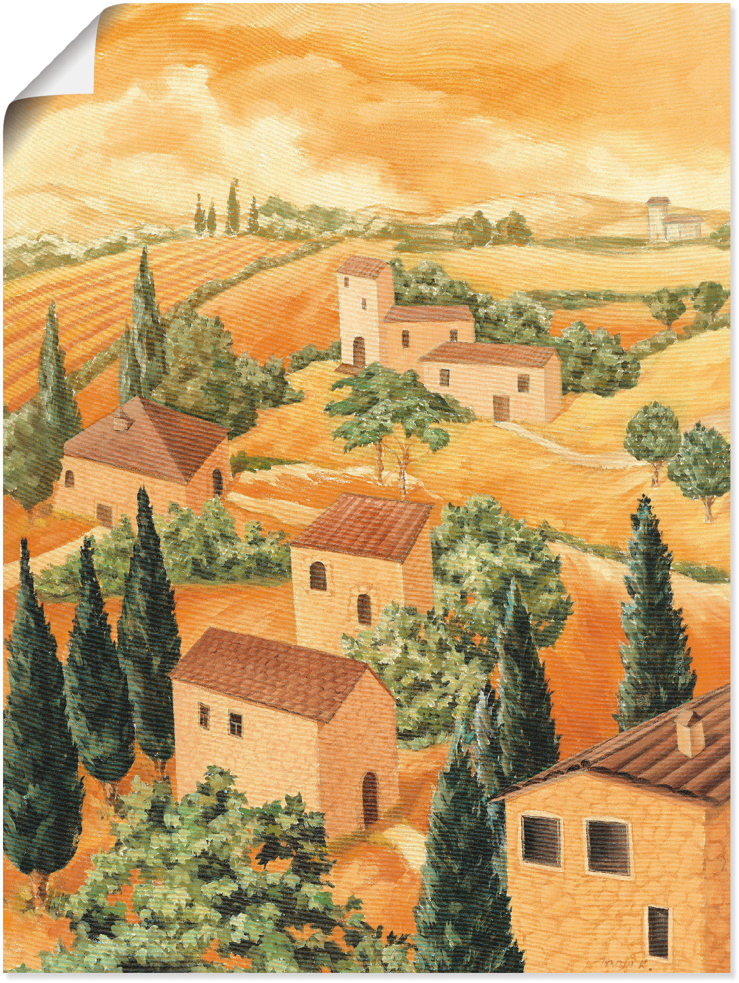 Artland Wandbild »Landschaft Italien«, Europa, (1 St.), als Alubild, Outdoorbild, Leinwandbild, Poster in verschied. Grössen Artland Wandbild »Landschaft Italien«, Europa, (1 St.), als Alubild, Outdoorbild, Leinwandbild, Poster in verschied. Grössen von Artland
