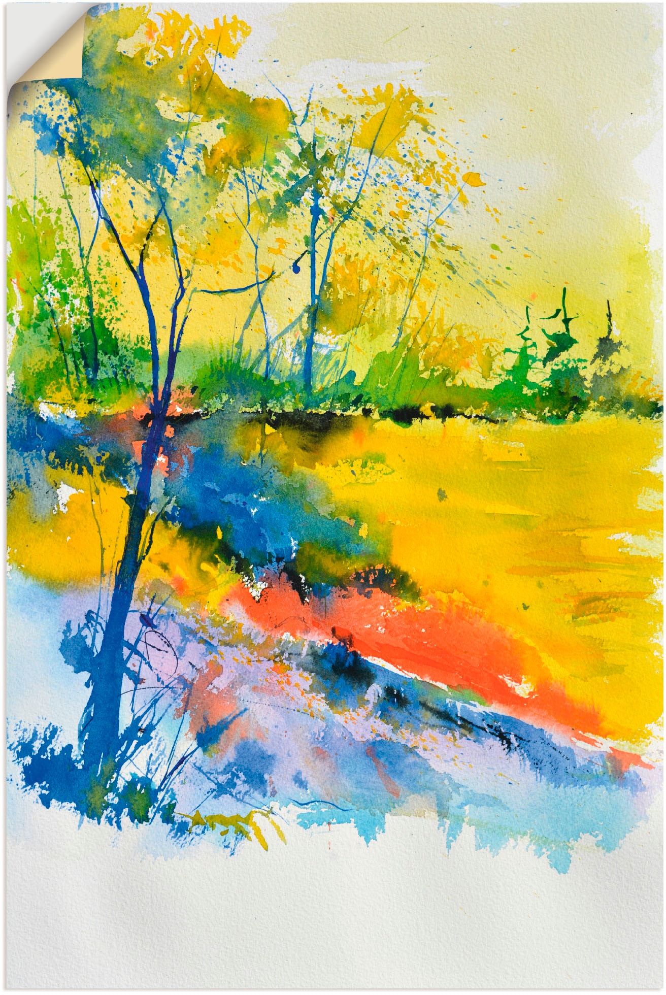 Artland Wandbild »Landschaft im Sonnenlicht«, Wald, (1 St.) von Artland