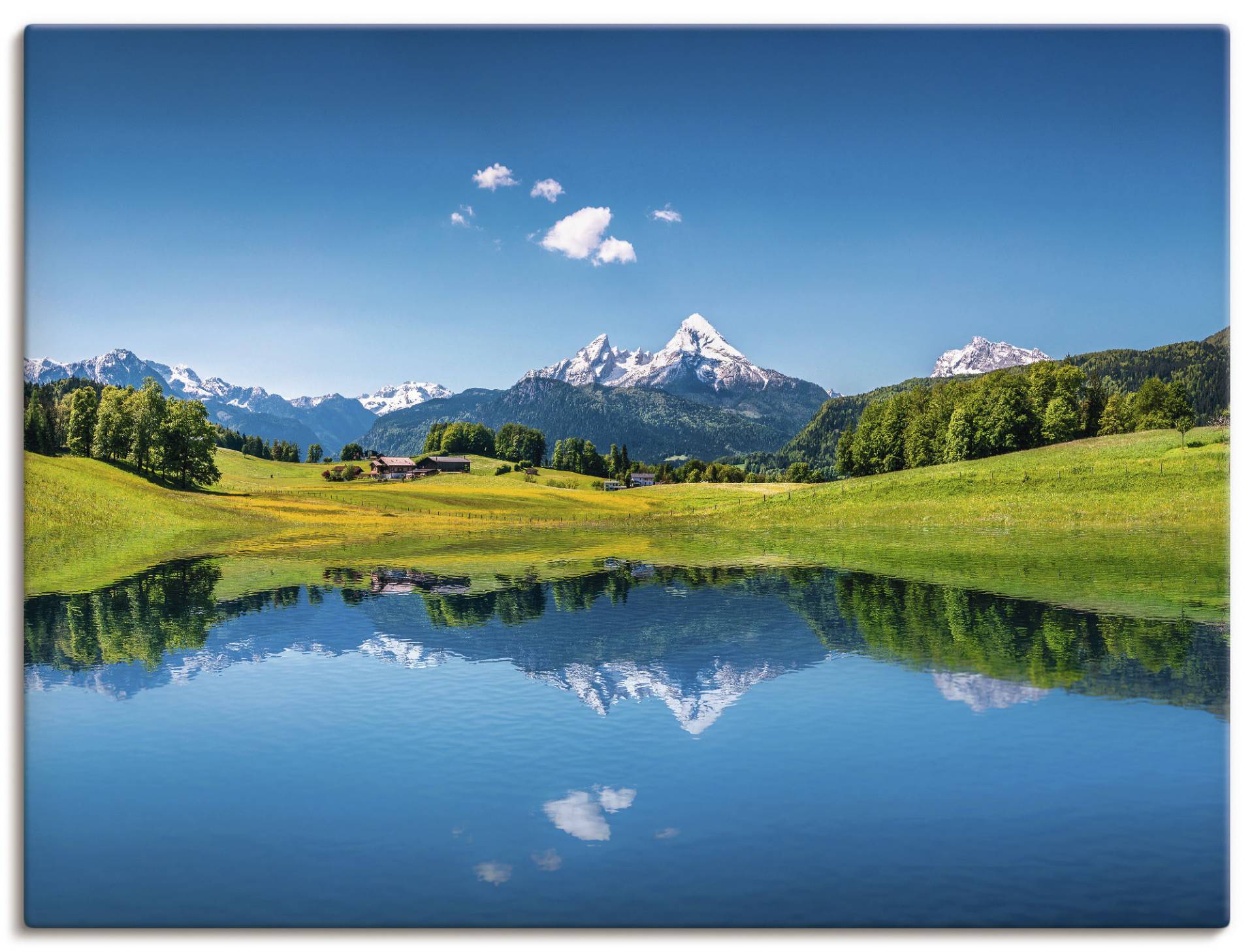 Artland Wandbild »Landschaft in den Alpen«, Berge, (1 St.) von Artland
