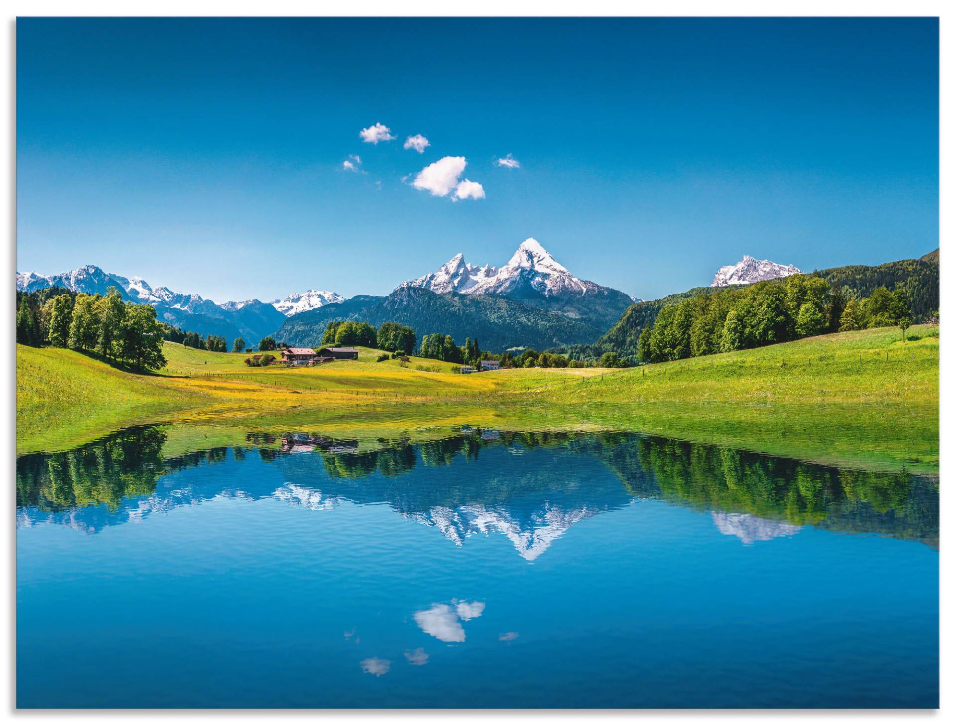 Artland Wandbild »Landschaft in den Alpen«, Berge, (1 St.) von Artland