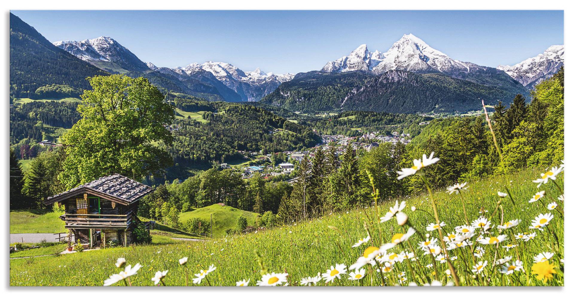 Artland Wandbild »Landschaft in den Bayerischen Alpen«, Berge, (1 St.) von Artland