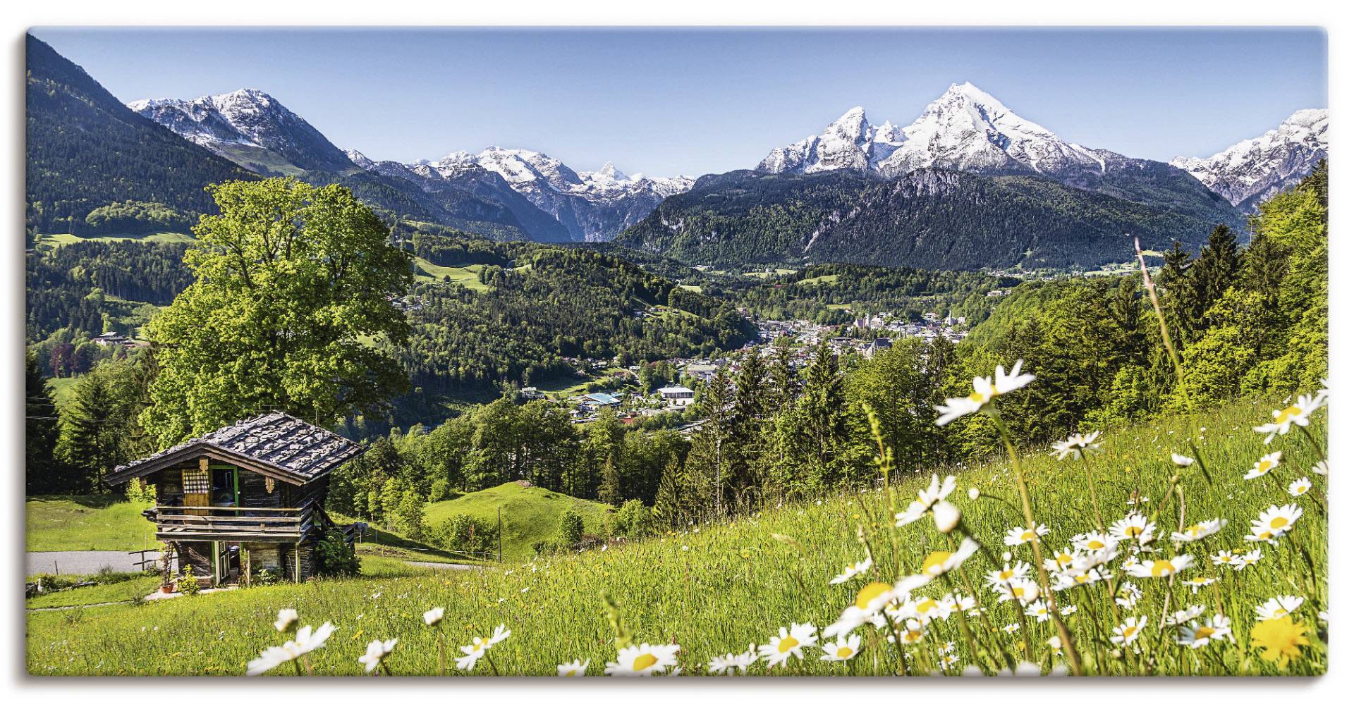 Artland Wandbild »Landschaft in den Bayerischen Alpen«, Berge, (1 St.) von Artland