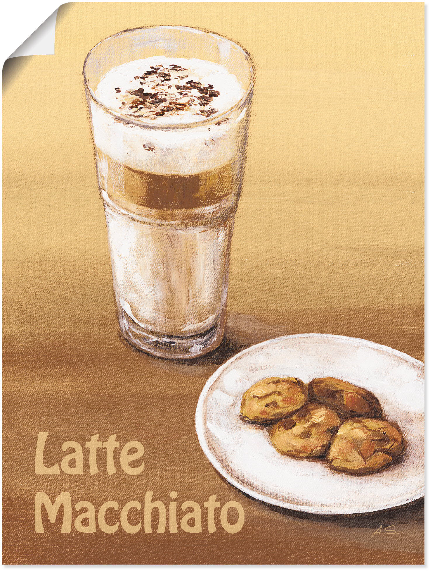 Artland Poster »Latte Macchiato III«, Getränke, (1 St.) von Artland