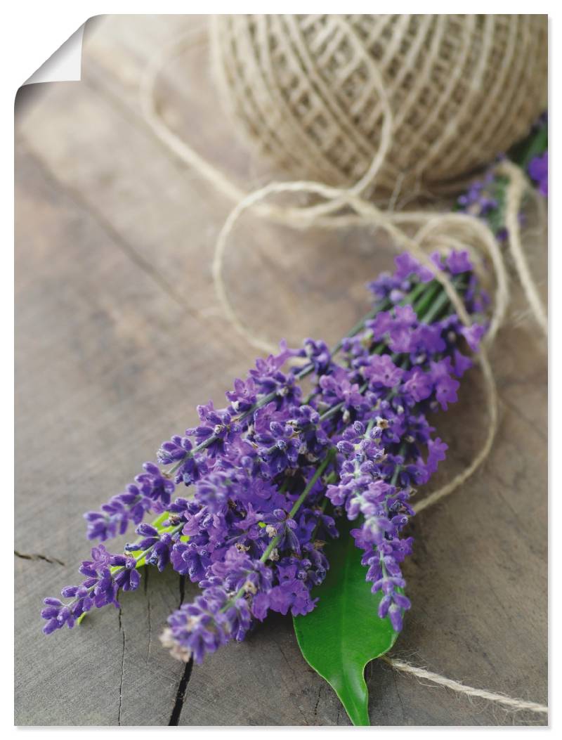 Artland Wandbild »Lavendel Strauss«, Blumen, (1 St.) von Artland
