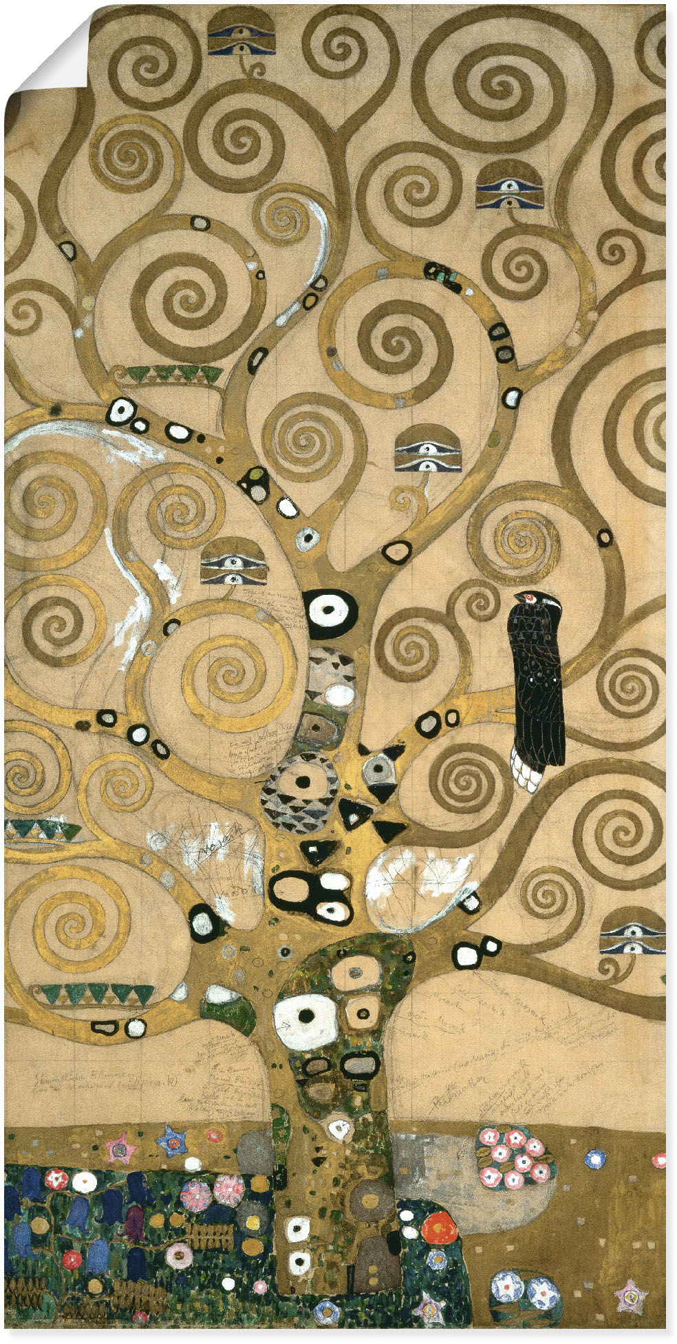 Artland Wandbild »Lebensbaum. Detail, Werkvorlage«, Bäume, (1 St.), als Leinwandbild, Poster, Wandaufkleber in verschied. Grössen von Artland