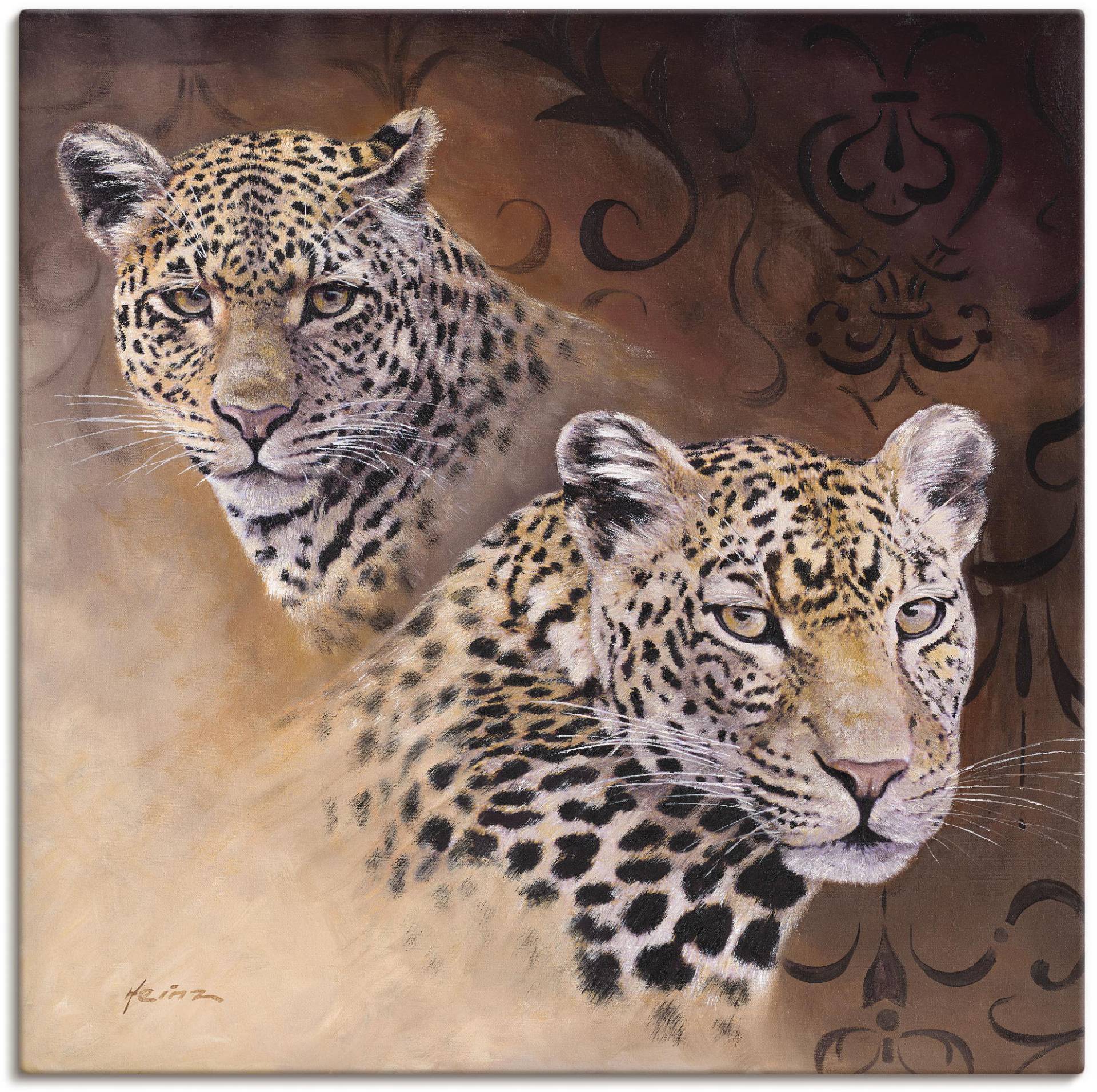 Artland Wandbild »Leoparden«, Wildtiere, (1 St.), als Alubild, Outdoorbild, Leinwandbild, Poster in verschied. Grössen Artland Wandbild »Leoparden«, Wildtiere, (1 St.), als Alubild, Outdoorbild, Leinwandbild, Poster in verschied. Grössen von Artland