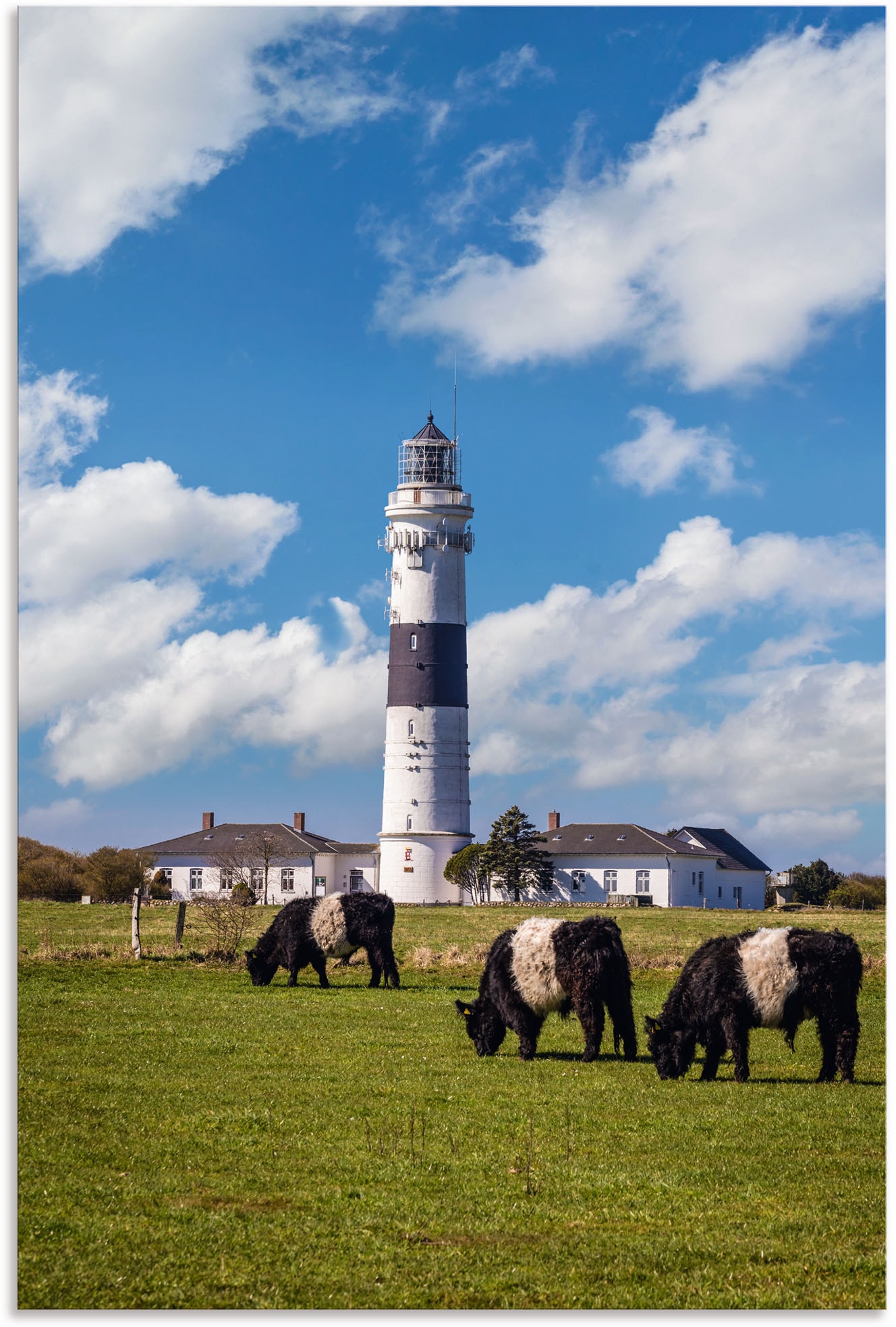 Artland Wandbild »Leuchtturm Langer Christian Kampen Sylt«, Gebäude, (1 St.), als Alubild, Outdoorbild, Poster in verschied. Grössen von Artland