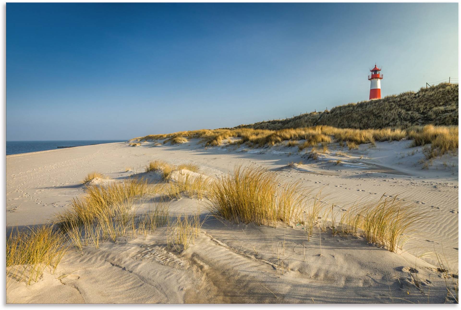 Artland Wandbild »Leuchtturm List-Ost Ellenbogen-Halbinsel«, Strandbilder, (1 St.) von Artland