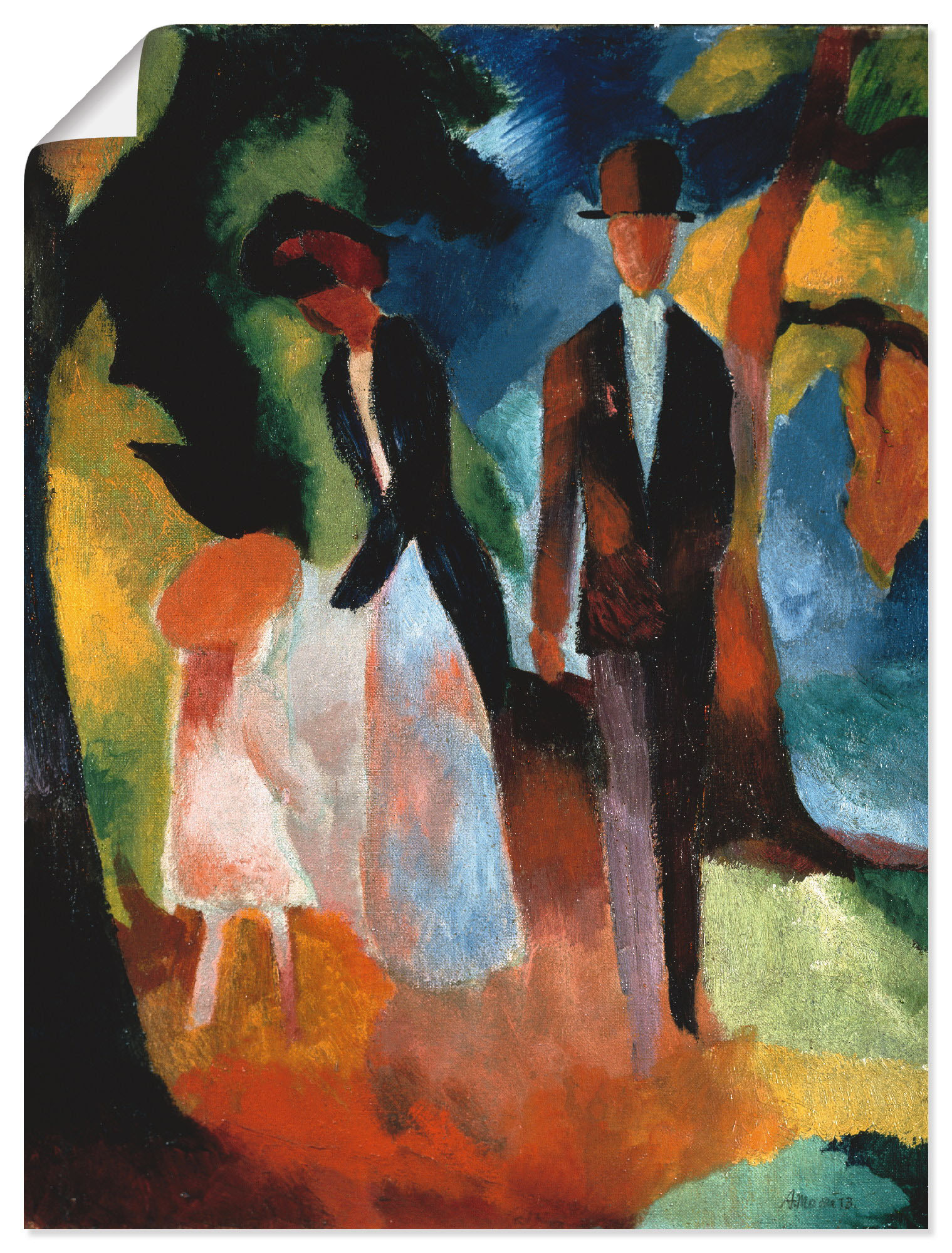 Artland Kunstdruck »Leute am blauen See«, Paar, (1 St.), als Leinwandbild, Wandaufkleber oder Poster in versch. Grössen Artland Kunstdruck »Leute am blauen See«, Paar, (1 St.), als Leinwandbild, Wandaufkleber oder Poster in versch. Grössen von Artland