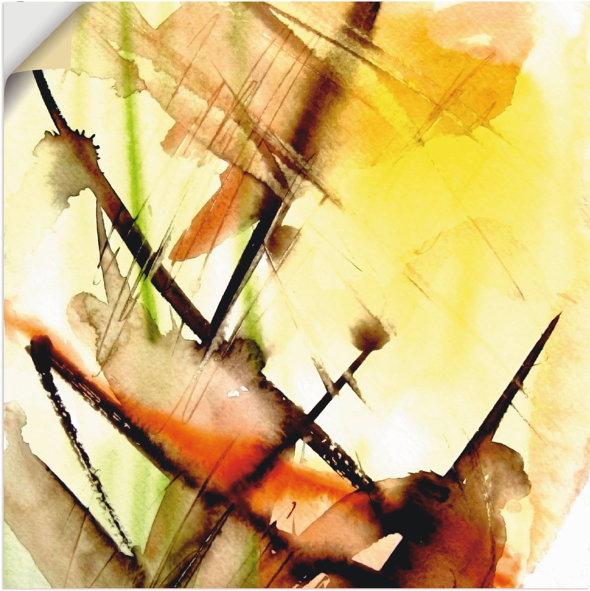 Artland Wandbild »Lichtklang«, Gegenstandslos, (1 St.), als Leinwandbild, Poster, Wandaufkleber in verschied. Grössen von Artland