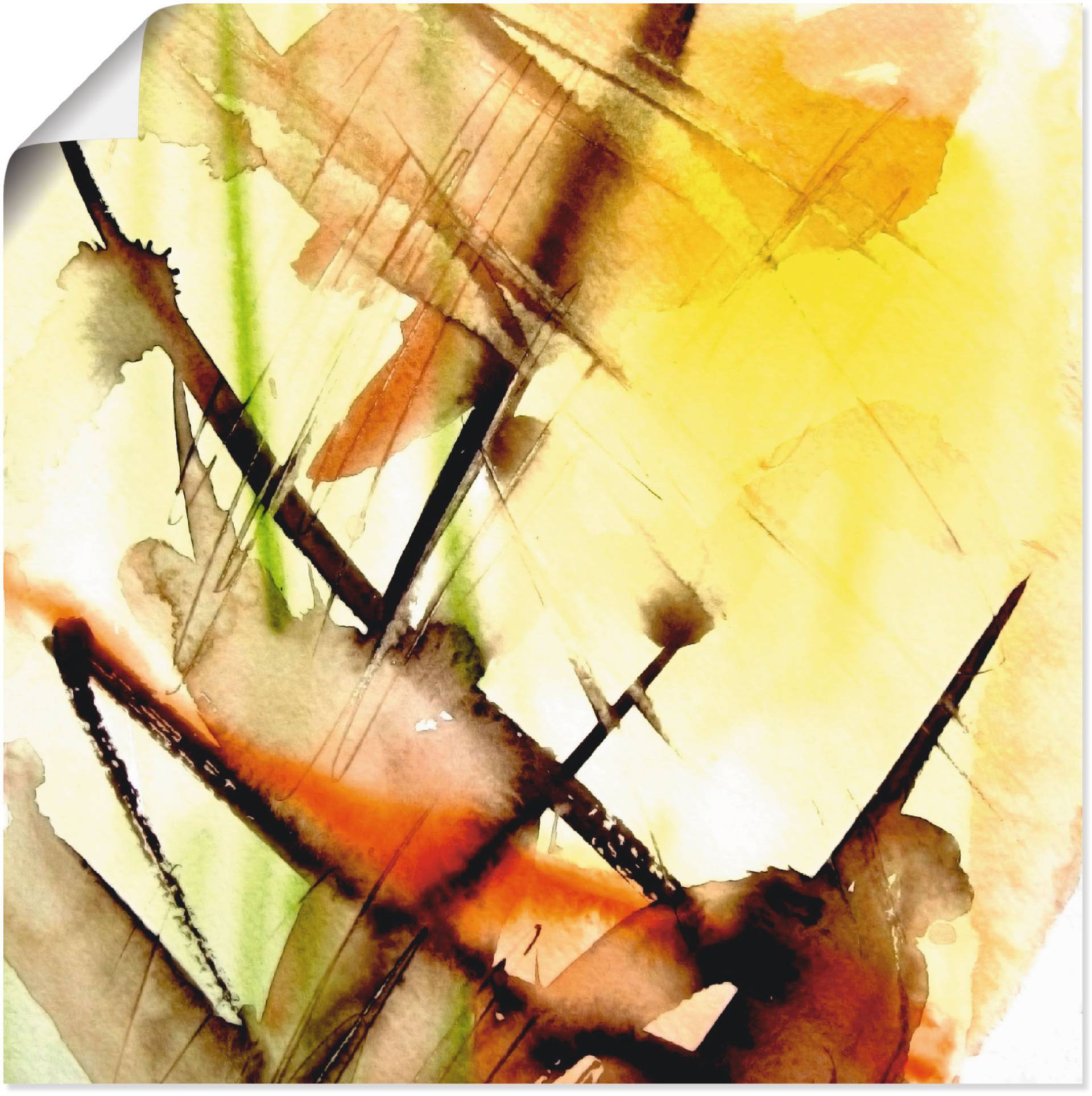 Artland Wandbild »Lichtklang«, Gegenstandslos, (1 St.), als Leinwandbild, Poster, Wandaufkleber in verschied. Grössen Artland Wandbild »Lichtklang«, Gegenstandslos, (1 St.), als Leinwandbild, Poster, Wandaufkleber in verschied. Grössen von Artland