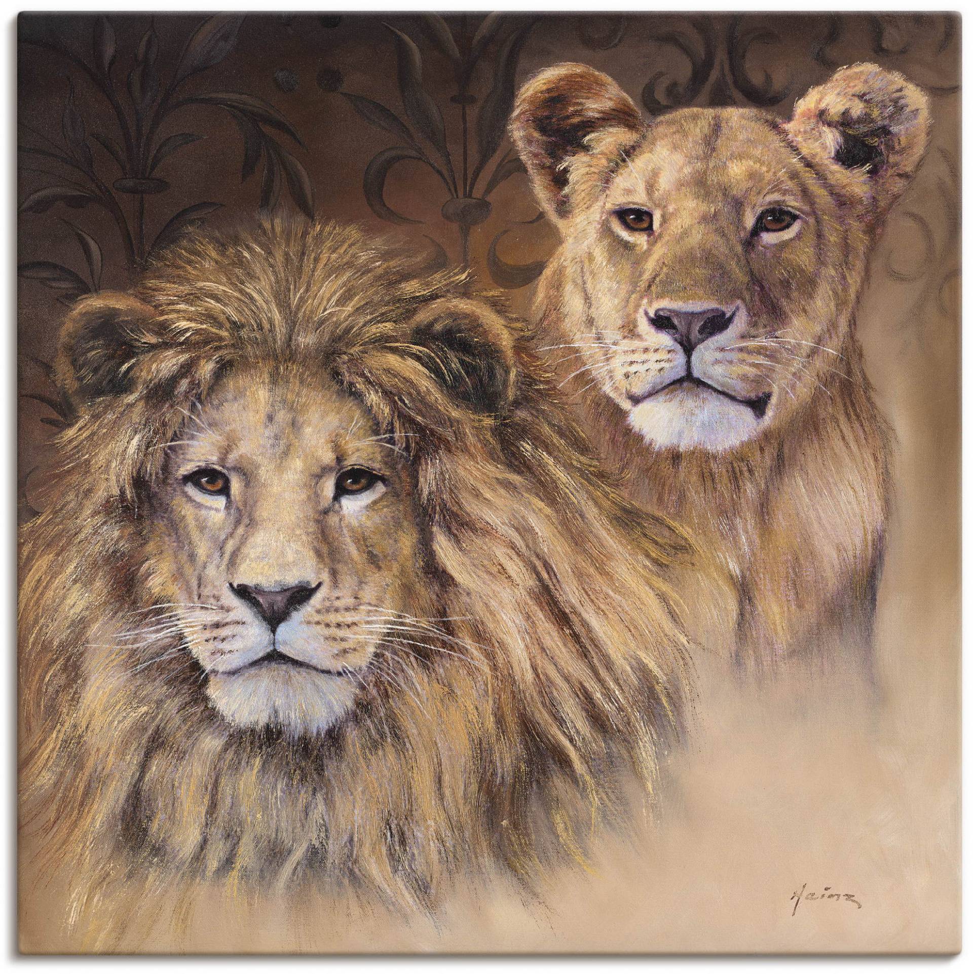 Artland Wandbild »Löwen«, Wildtiere, (1 St.) von Artland