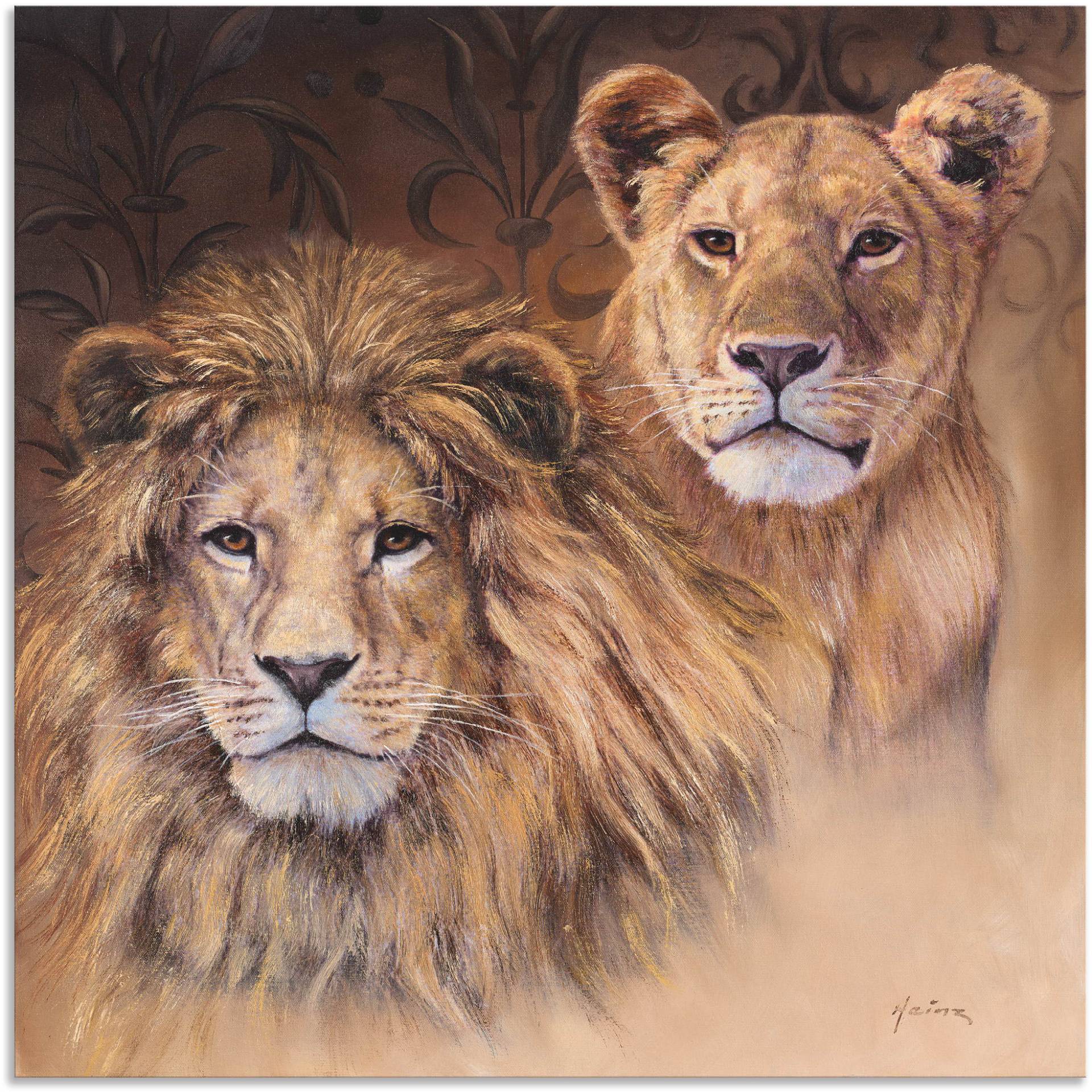 Artland Wandbild »Löwen«, Wildtiere, (1 St.) von Artland