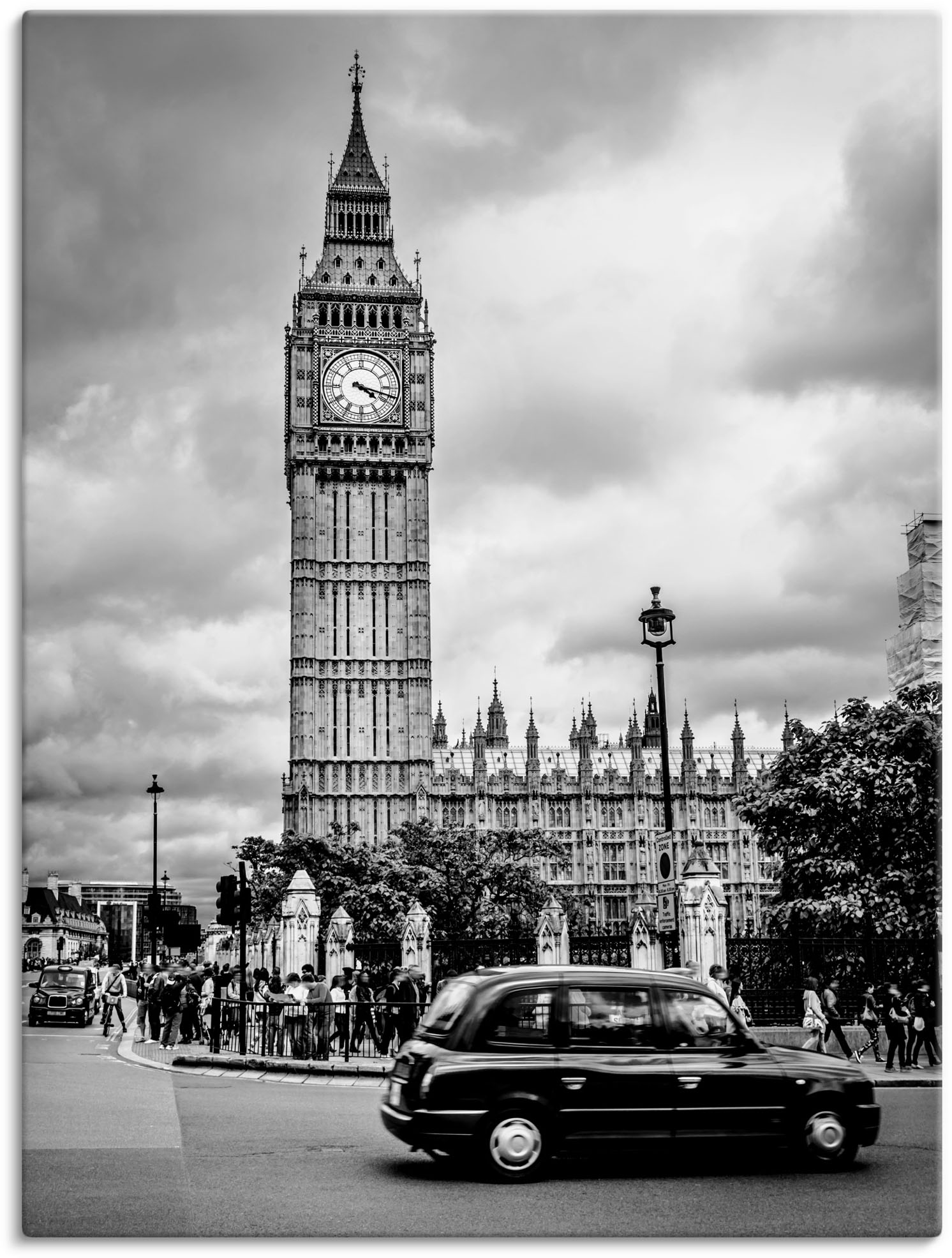 Artland Wandbild »London Taxi und Big Ben«, Gebäude, (1 St.) von Artland