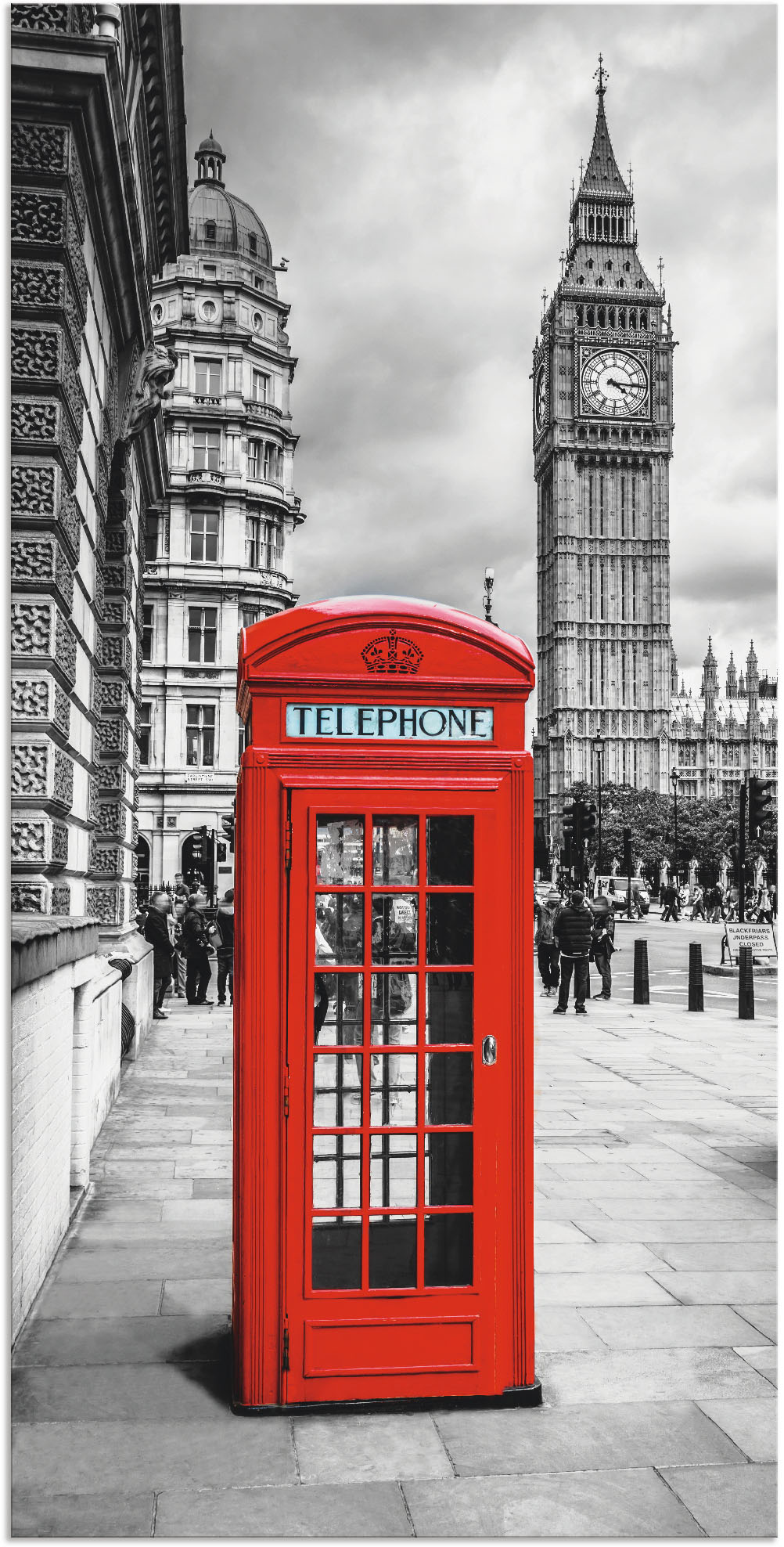 Artland Wandbild »London Telefonzelle«, Architektonische Elemente, (1 St.) von Artland