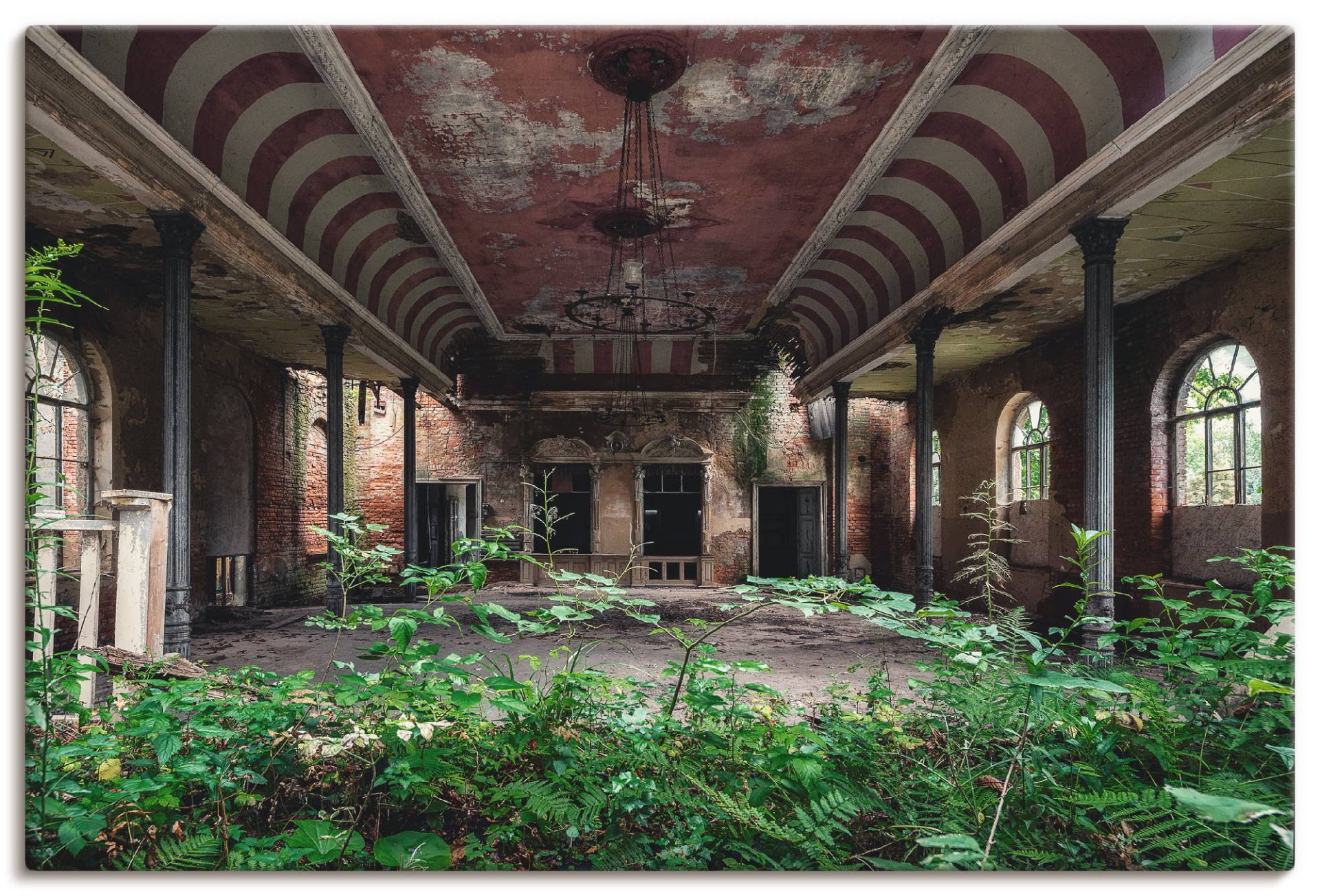 Artland Wandbild »Lost Places - Tanzsaal - verlassen«, Gebäude, (1 St.) von Artland