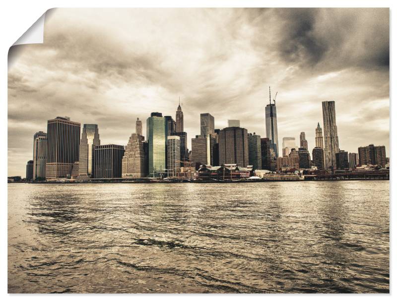 Artland Wandbild »Lower Manhattan Skyline«, Amerika, (1 St.) von Artland