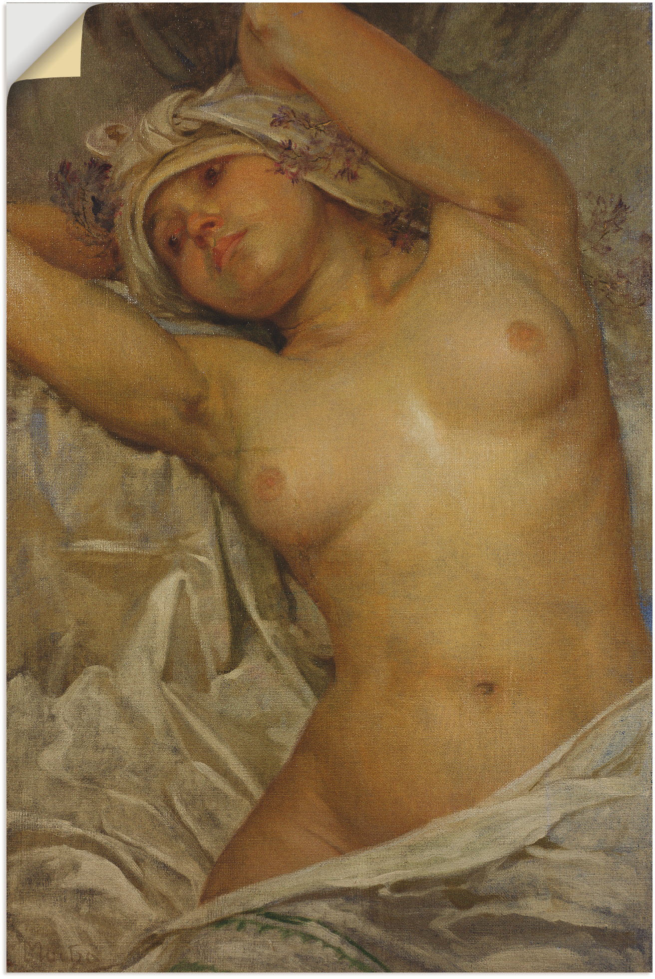 Artland Wandbild »Mädchenakt. 1922.«, Frau, (1 St.), als Leinwandbild, Poster, Wandaufkleber in verschied. Grössen von Artland
