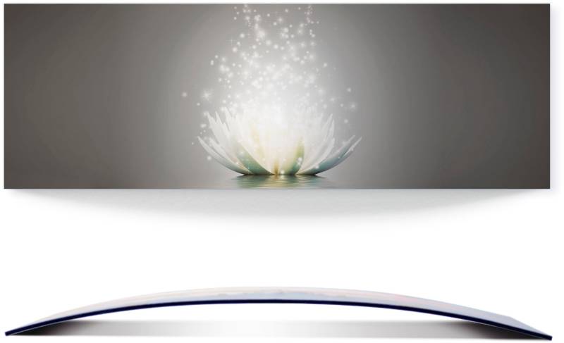 Artland Wandbild »Magie der Lotus-Blume«, Blumen, (1 St.), 3D Optik gebogen von Artland